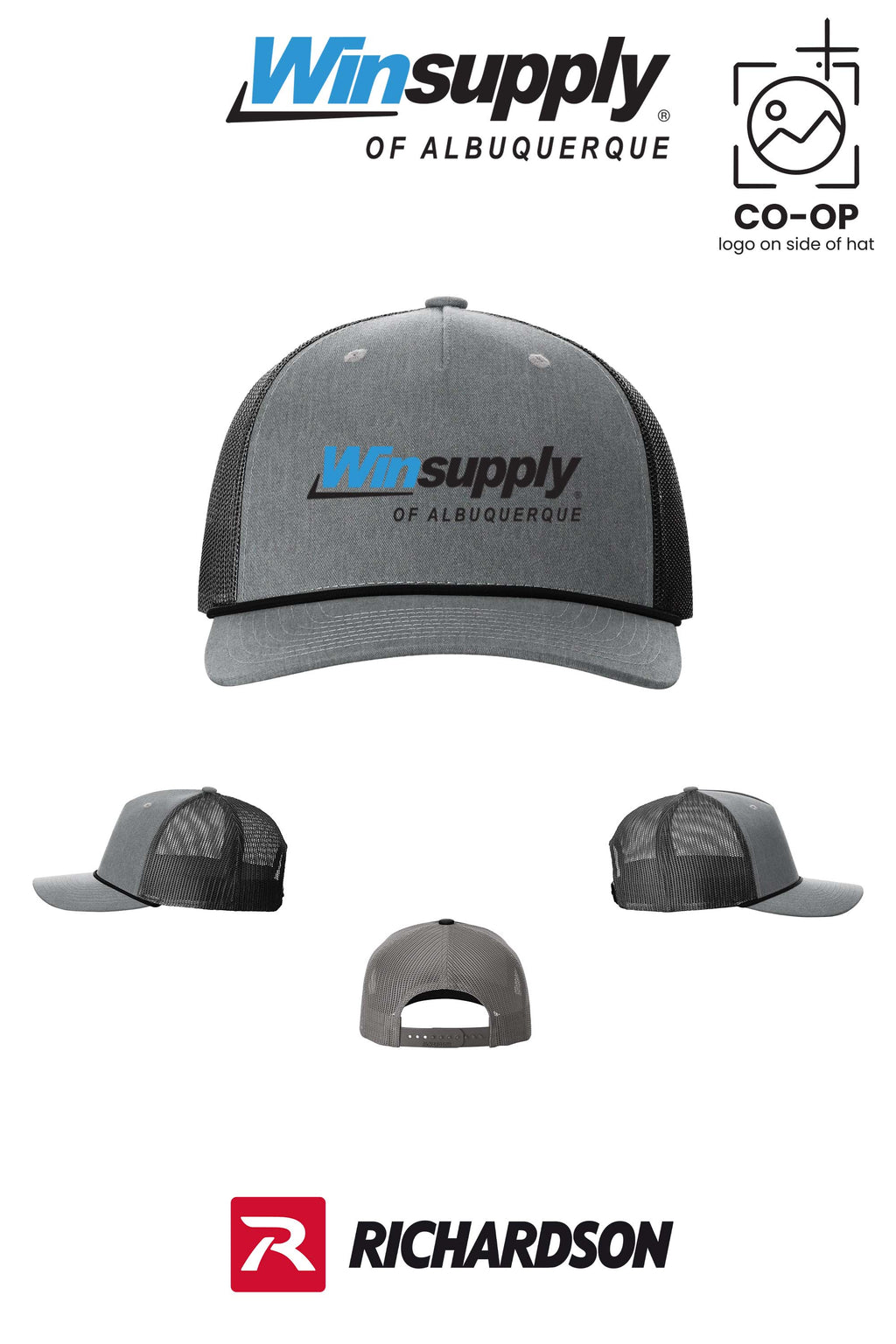 Richardson 112FPR Five-Panel with Rope - Winsupply of Albuquerque