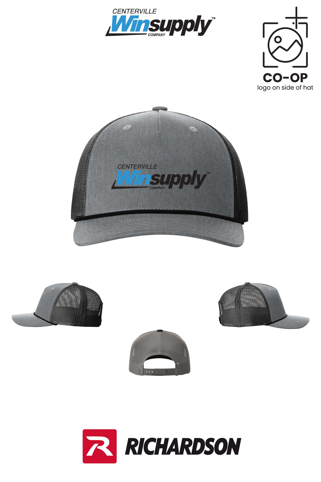 Richardson 112FPR Five-Panel with Rope - Winsupply Centerville OH