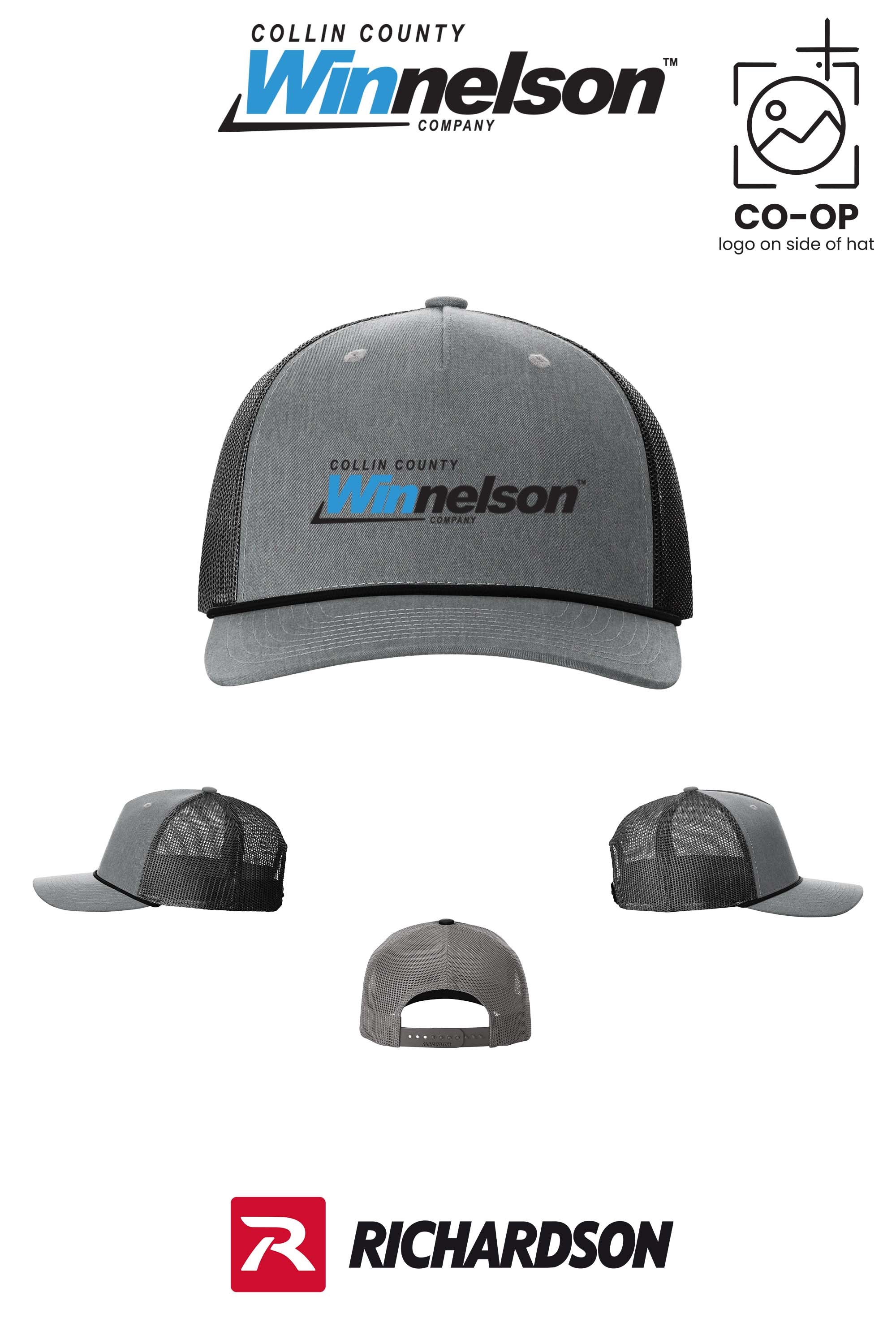 Richardson 112FPR Five-Panel with Rope - Collin County Winnelson
