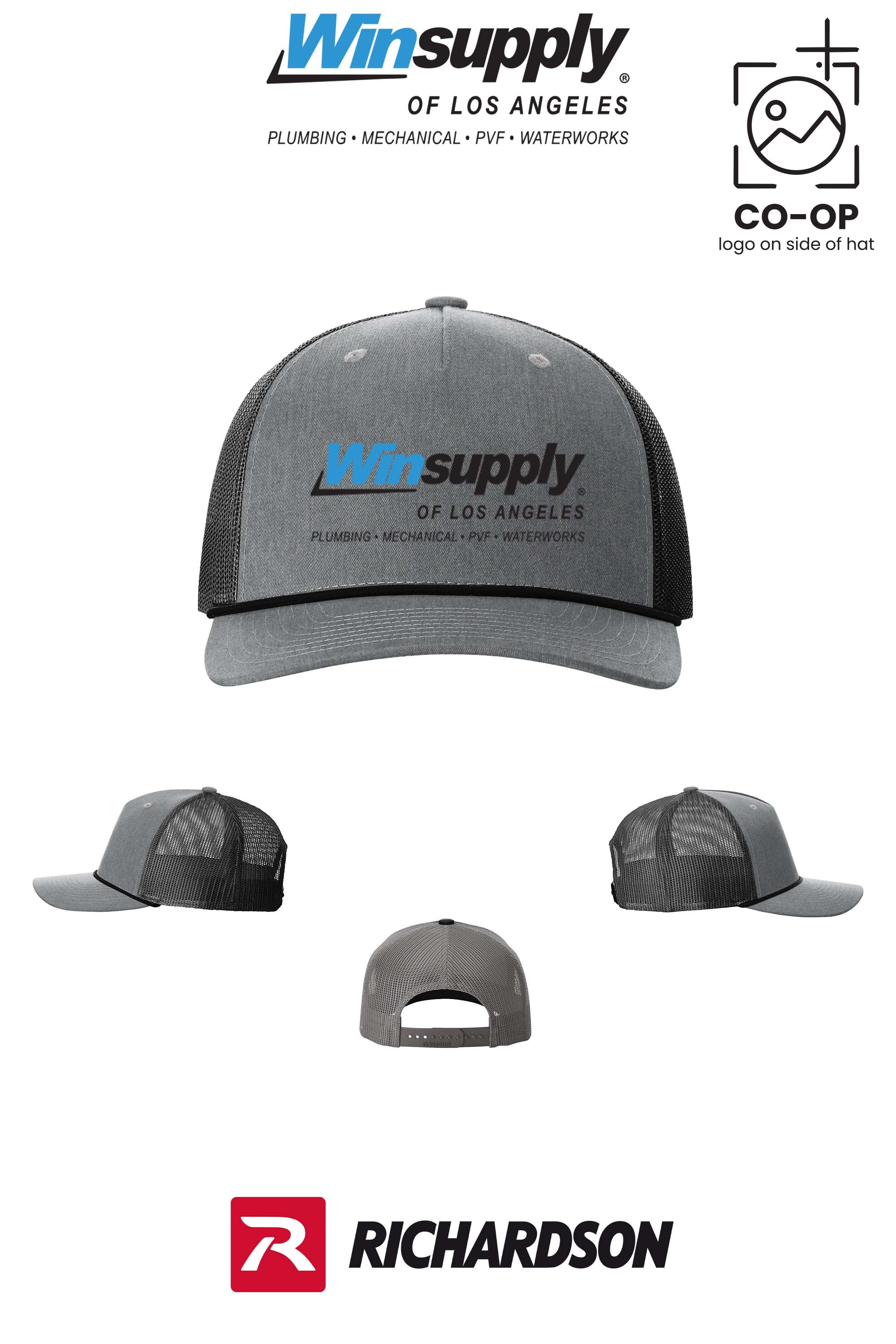Richardson 112FPR Five-Panel with Rope - Winsupply of Los Angeles