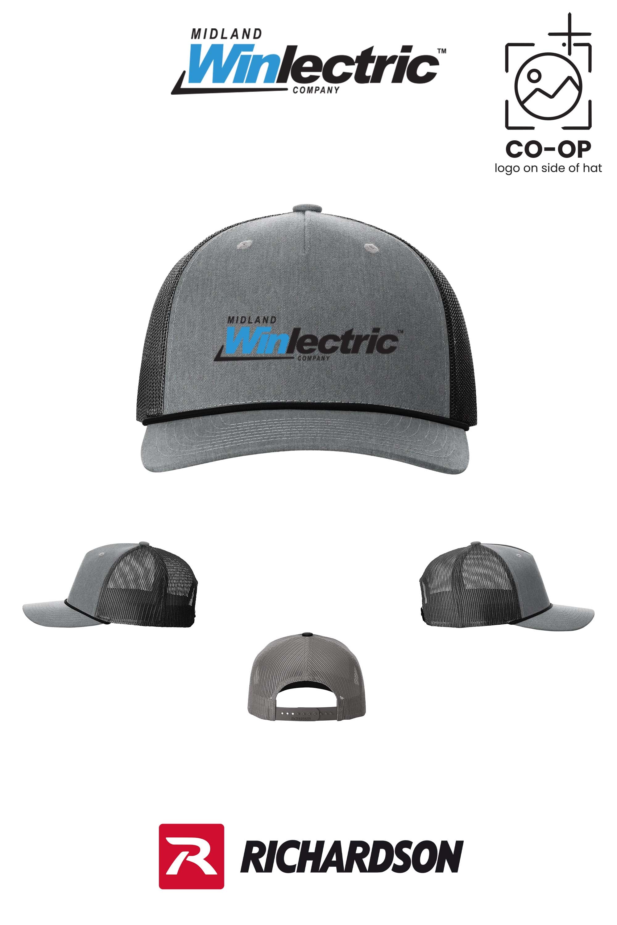 Richardson 112FPR Five-Panel with Rope - Winlectric of Midland