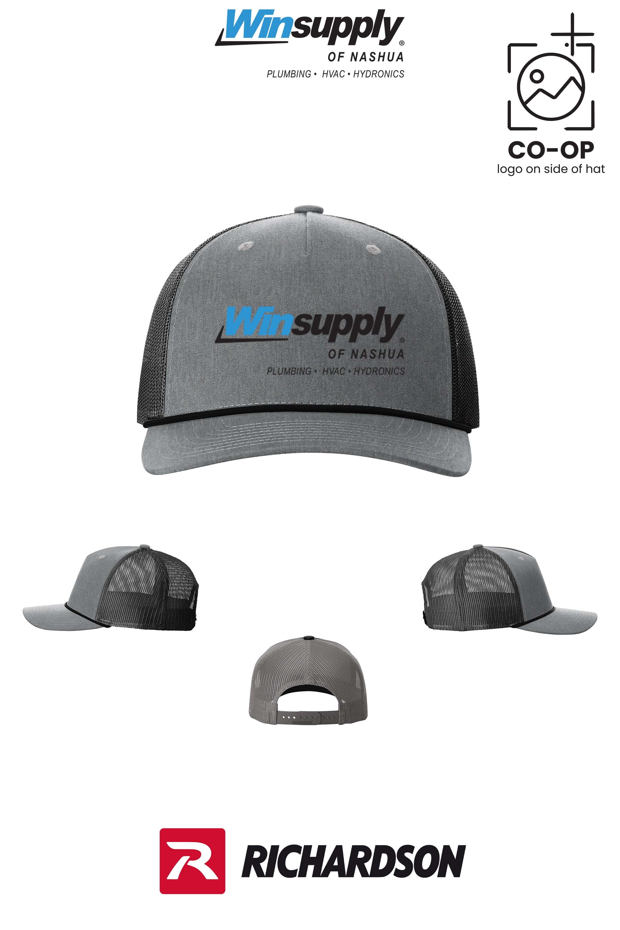 Richardson 112FPR Five-Panel with Rope - Winsupply of Nashua