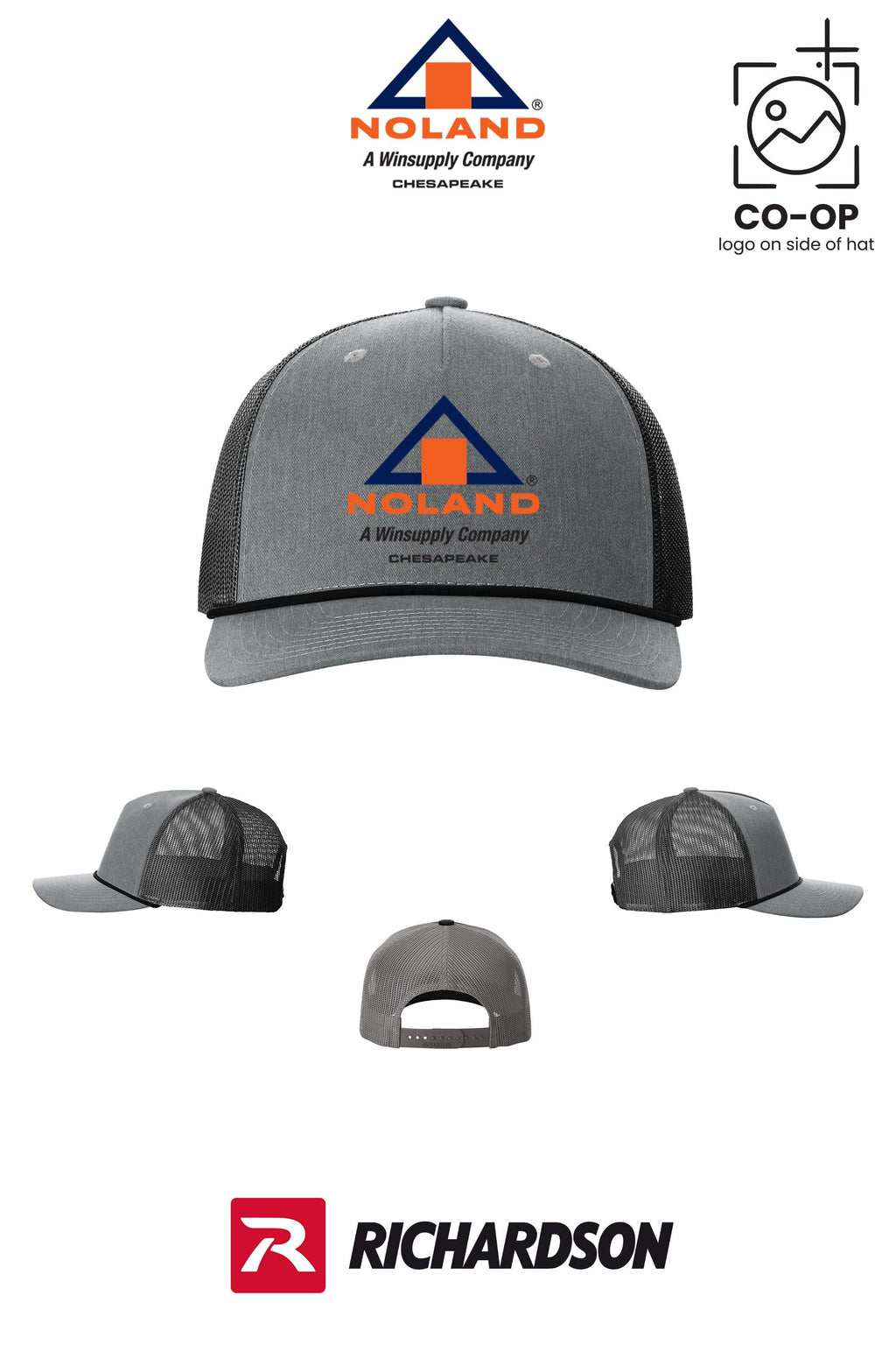 Richardson 112FPR Five-Panel with Rope - Noland Company Chesapeake
