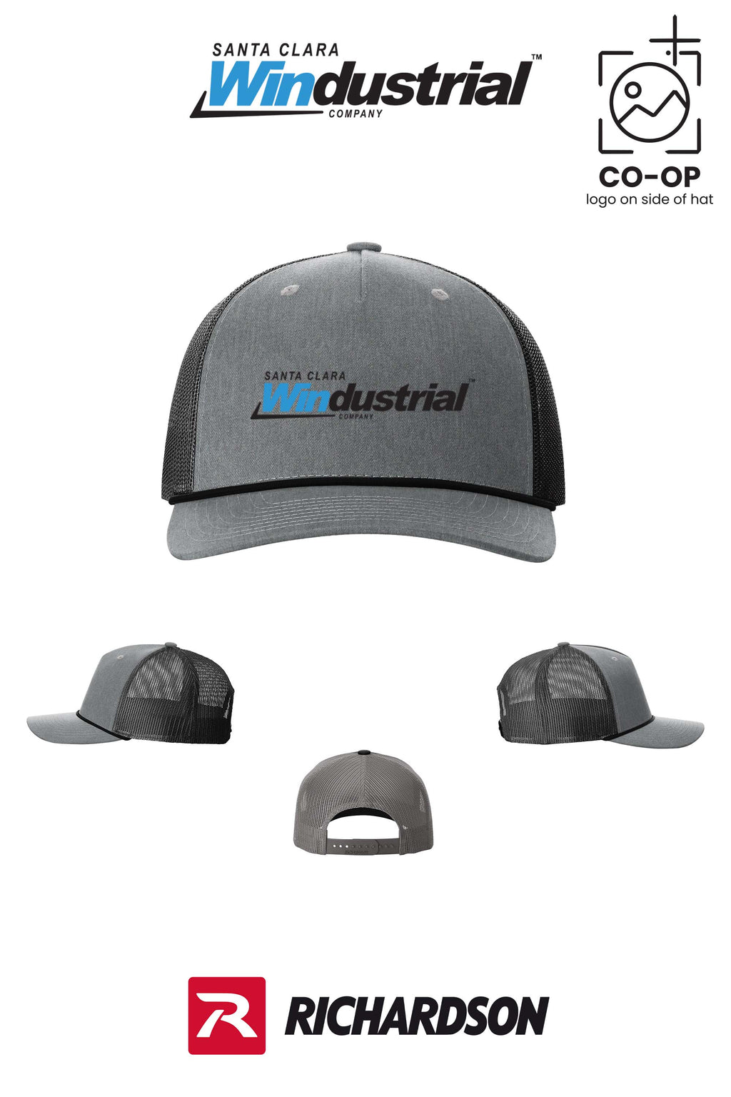 Richardson 112FPR Five-Panel with Rope - Santa Clara Windustrial