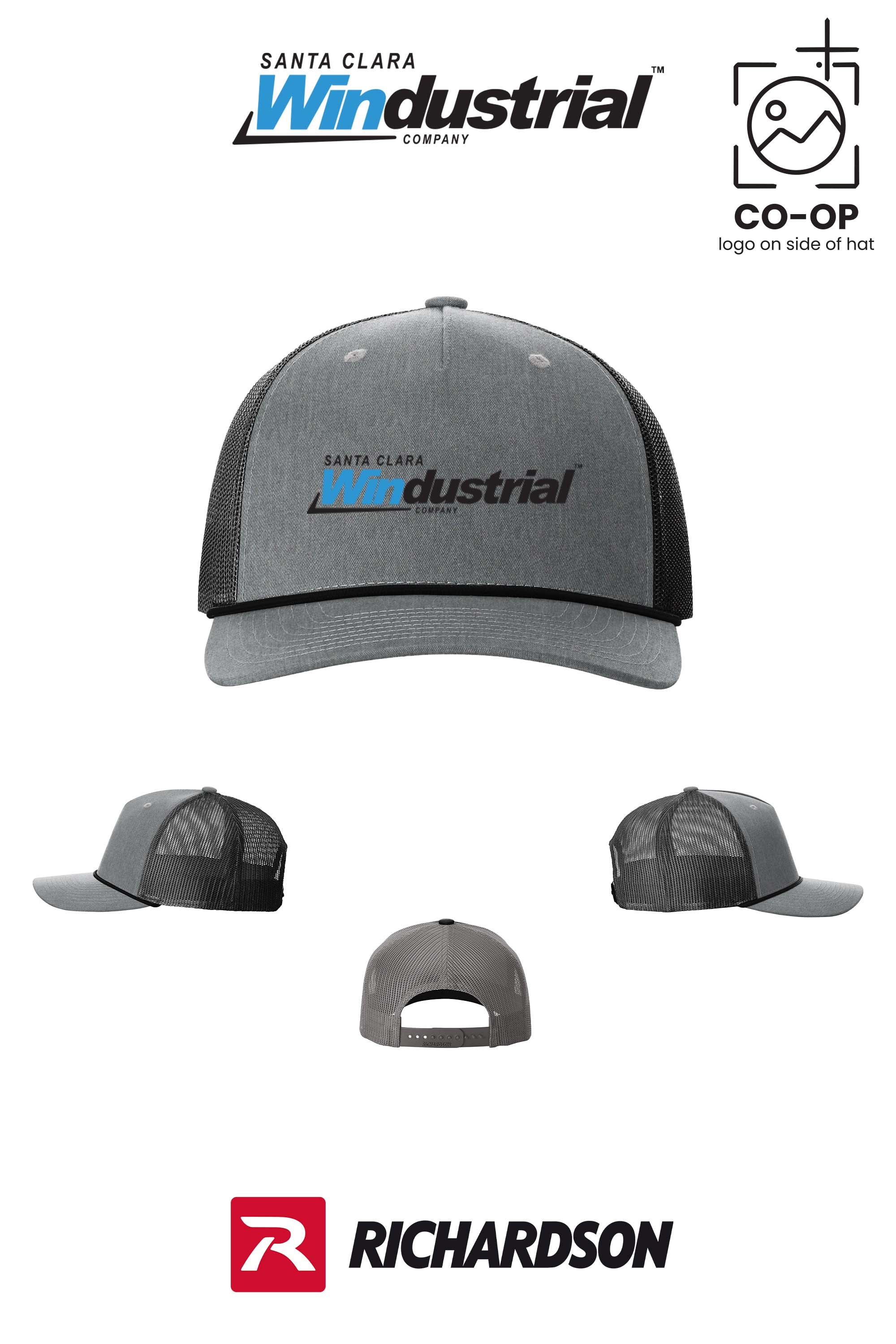 Richardson 112FPR Five-Panel with Rope - Santa Clara Windustrial
