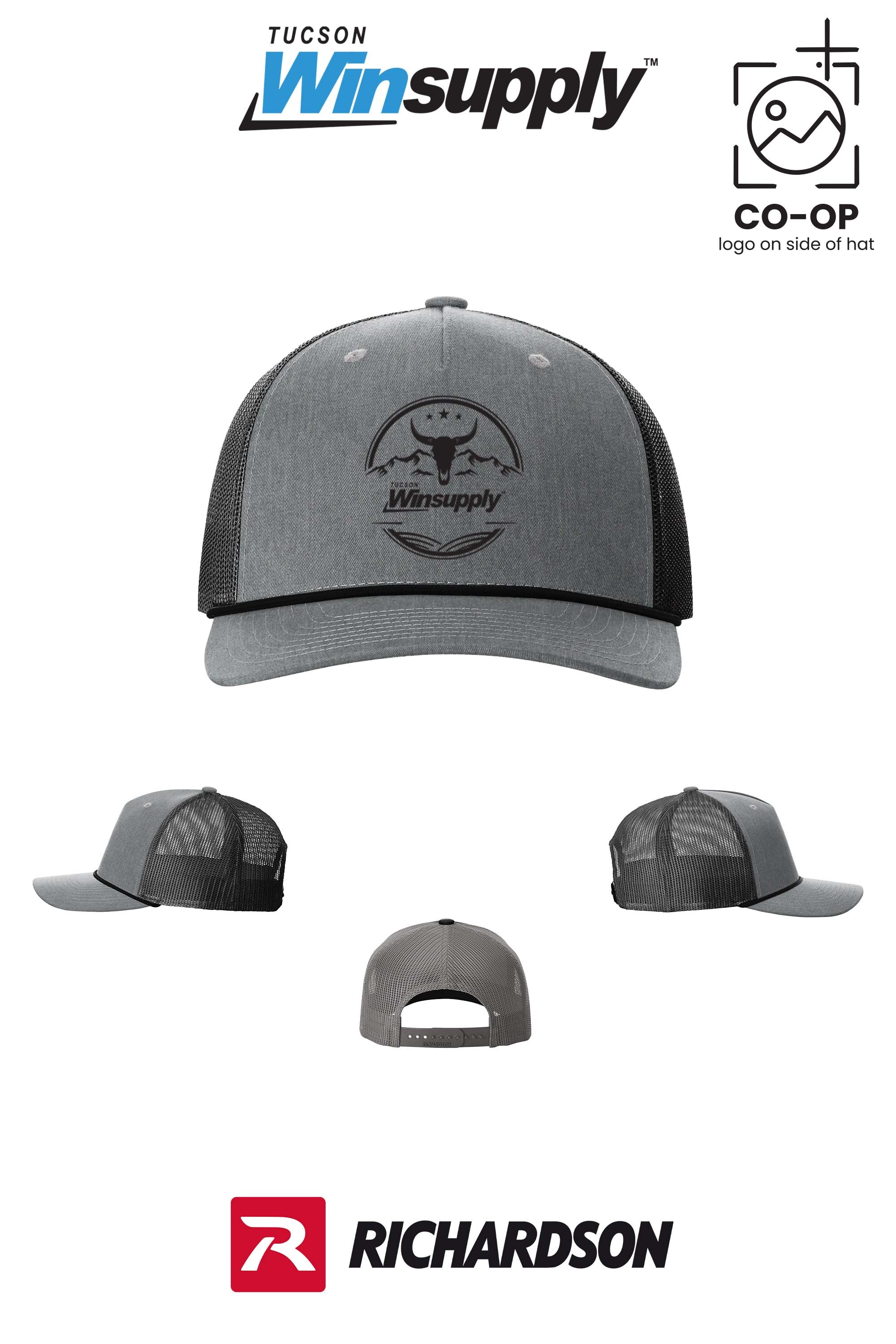Richardson 112FPR Five-Panel with Rope - Winsupply Tucson AZ