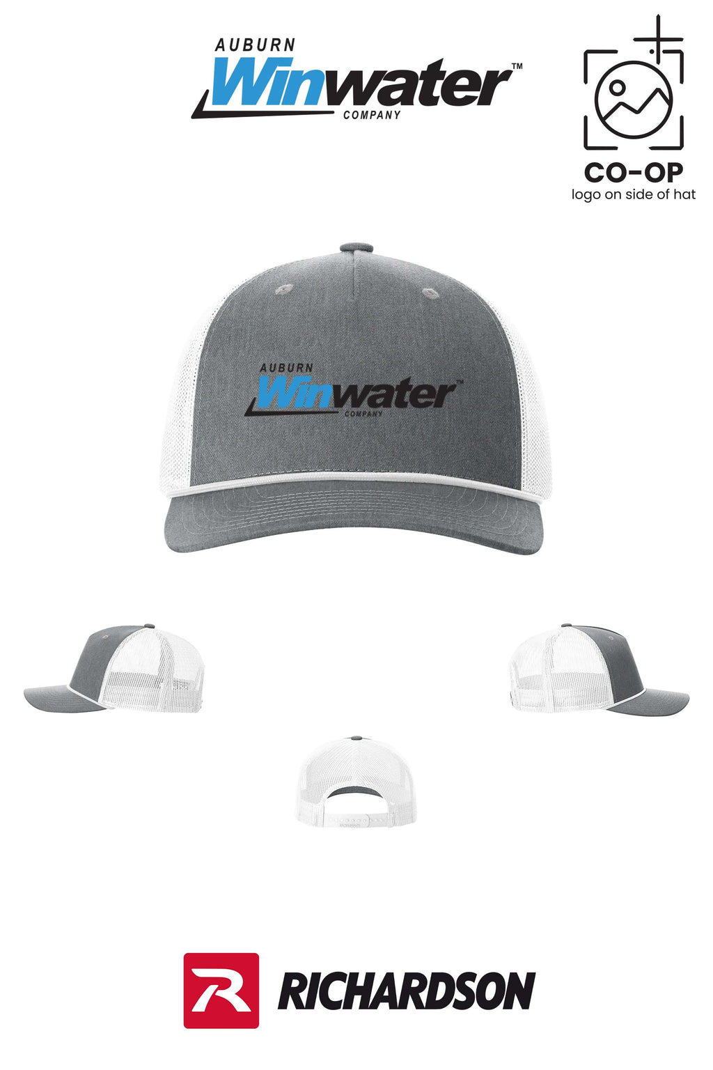Richardson 112FPR Five-Panel with Rope - Auburn Winwater