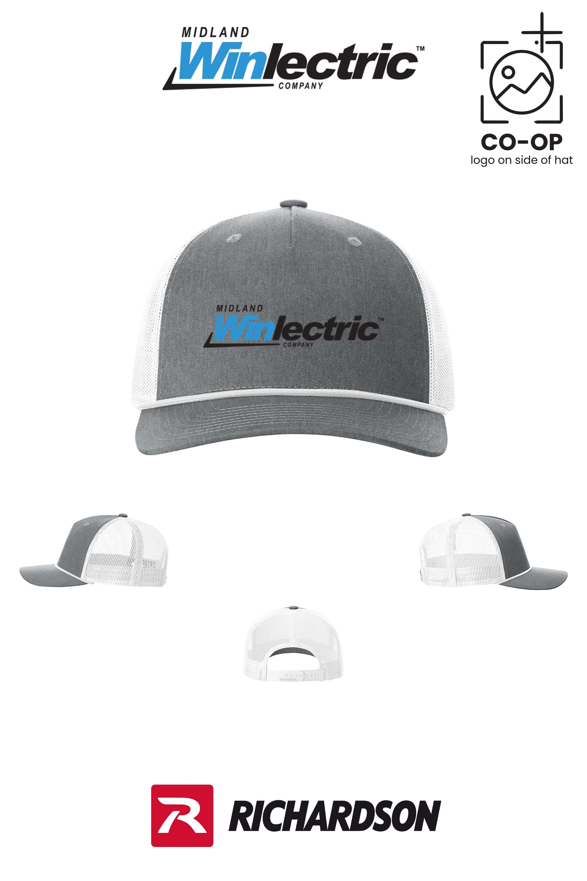 Richardson 112FPR Five-Panel with Rope - Winlectric of Midland