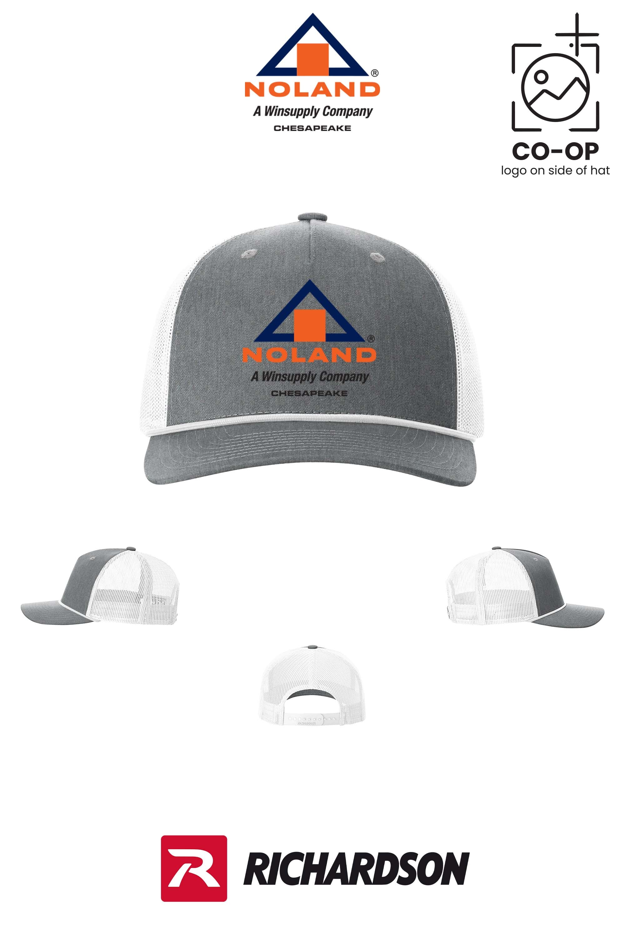 Richardson 112FPR Five-Panel with Rope - Noland Company Chesapeake