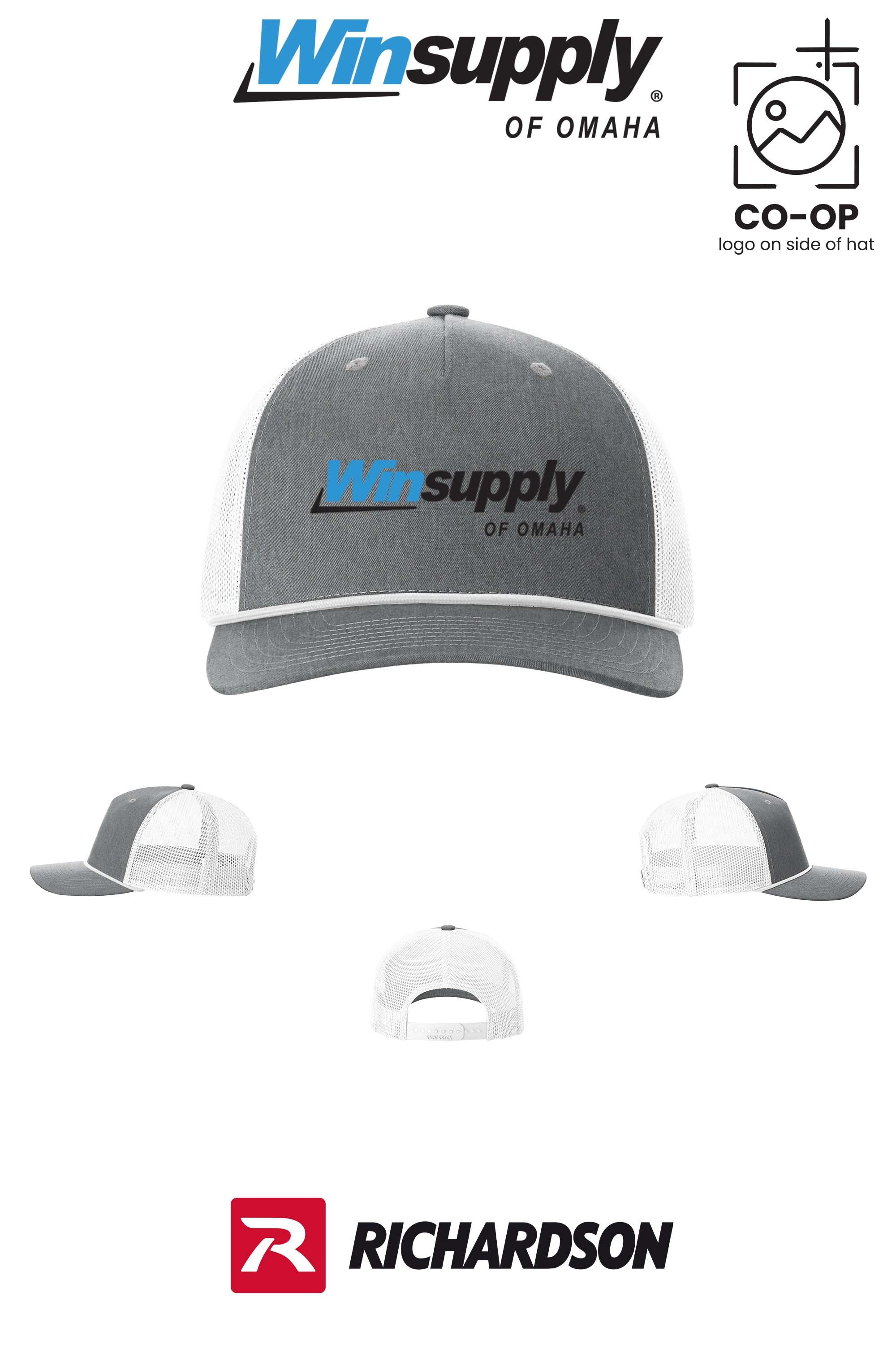 Richardson 112FPR Five-Panel with Rope - Winsupply of Omaha