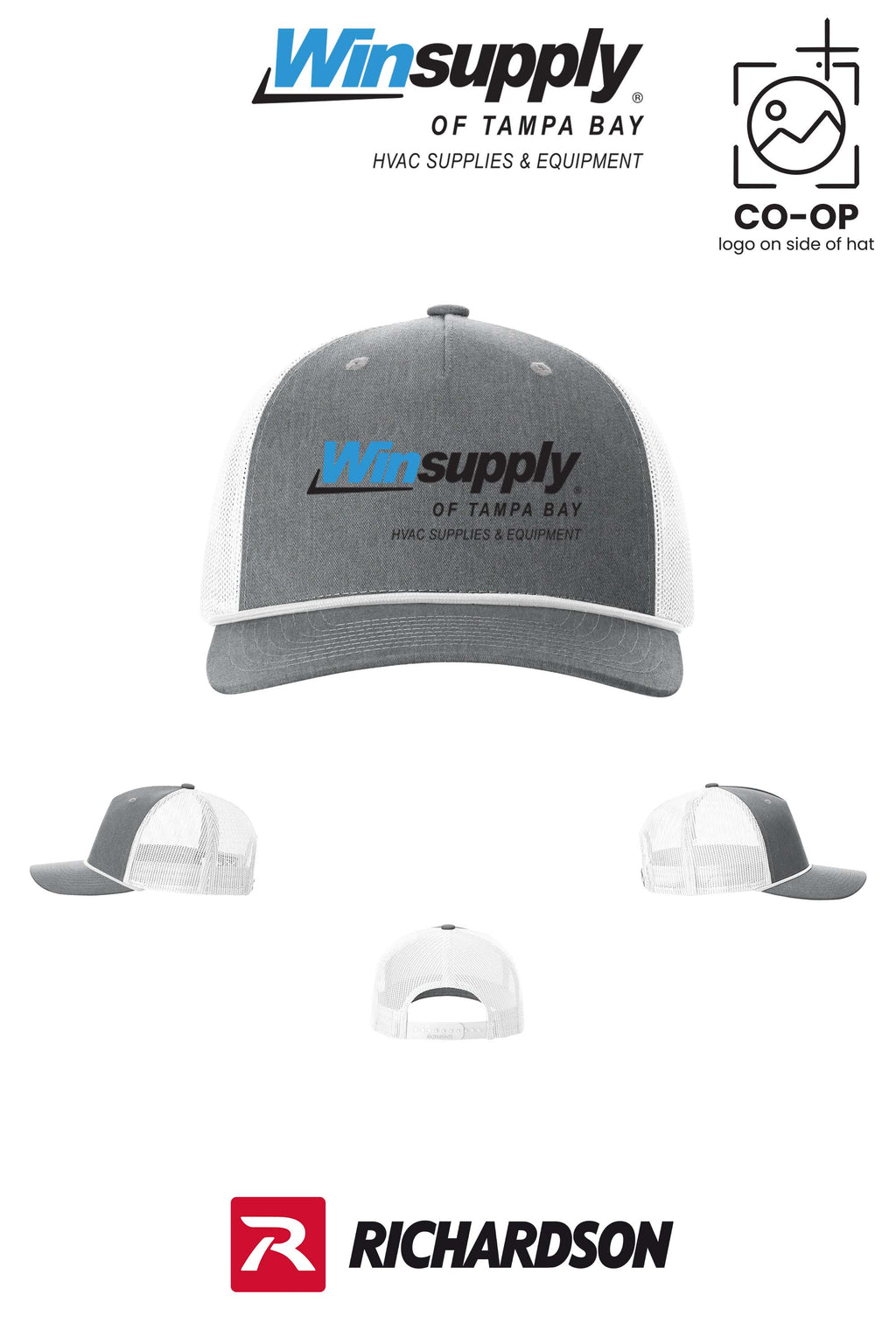 Richardson 112FPR Five-Panel with Rope - Winsupply of Tampa Bay