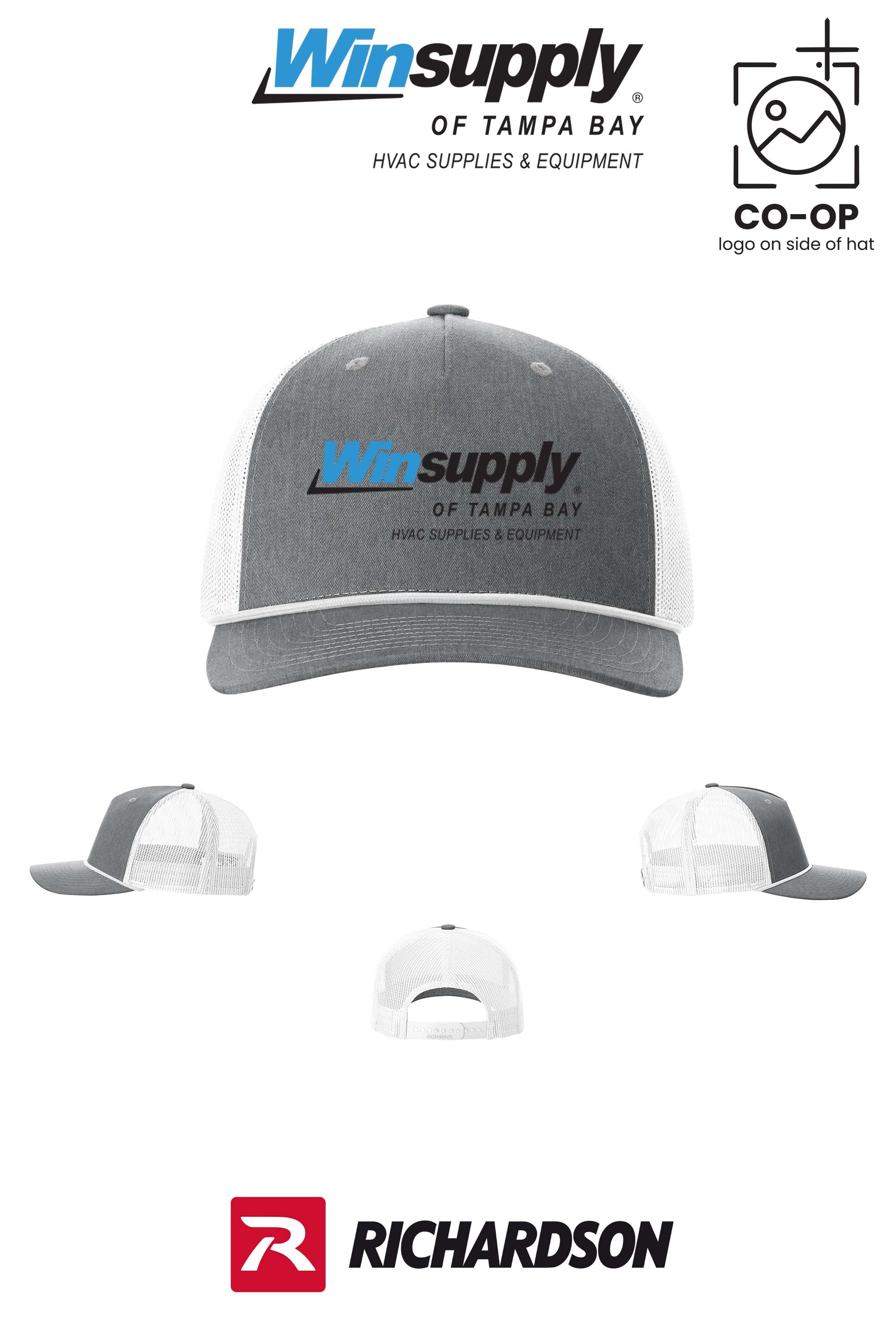 Richardson 112FPR Five-Panel with Rope - Winsupply of Tampa Bay