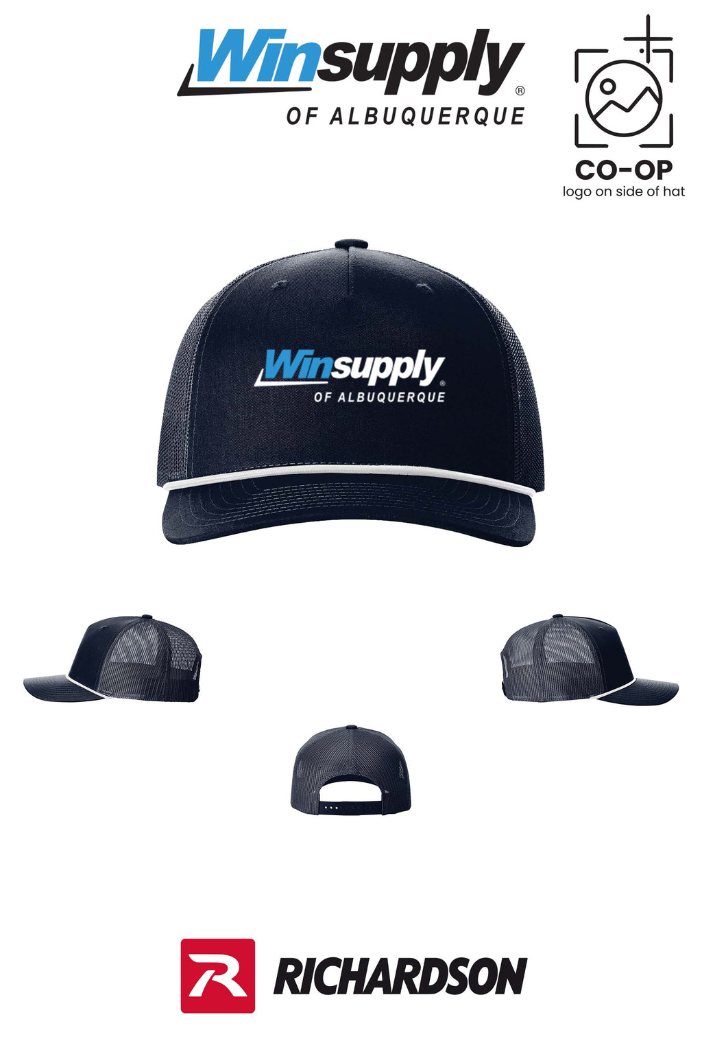 Richardson 112FPR Five-Panel with Rope - Winsupply of Albuquerque