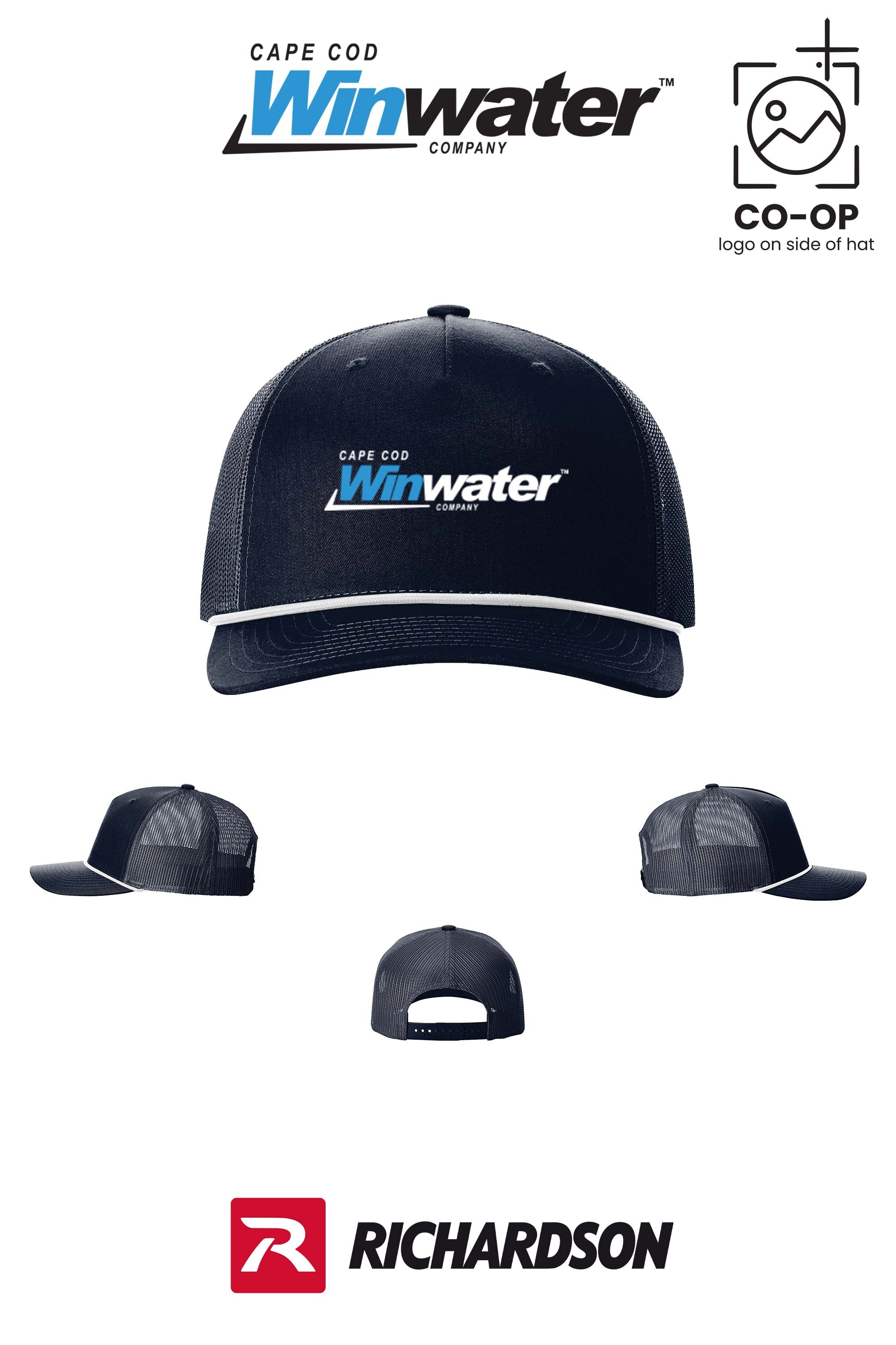 Richardson 112FPR Five-Panel with Rope - Winwater Cape Cod