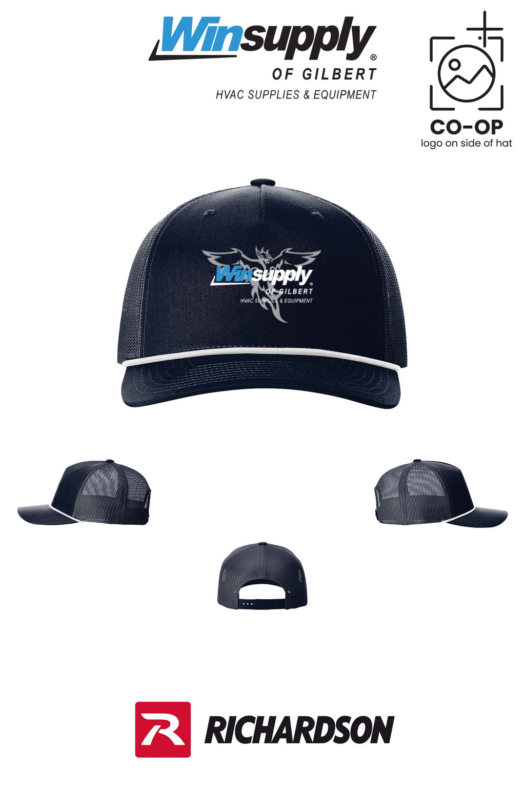 Richardson 112FPR Five-Panel with Rope - Winsupply of Gilbert