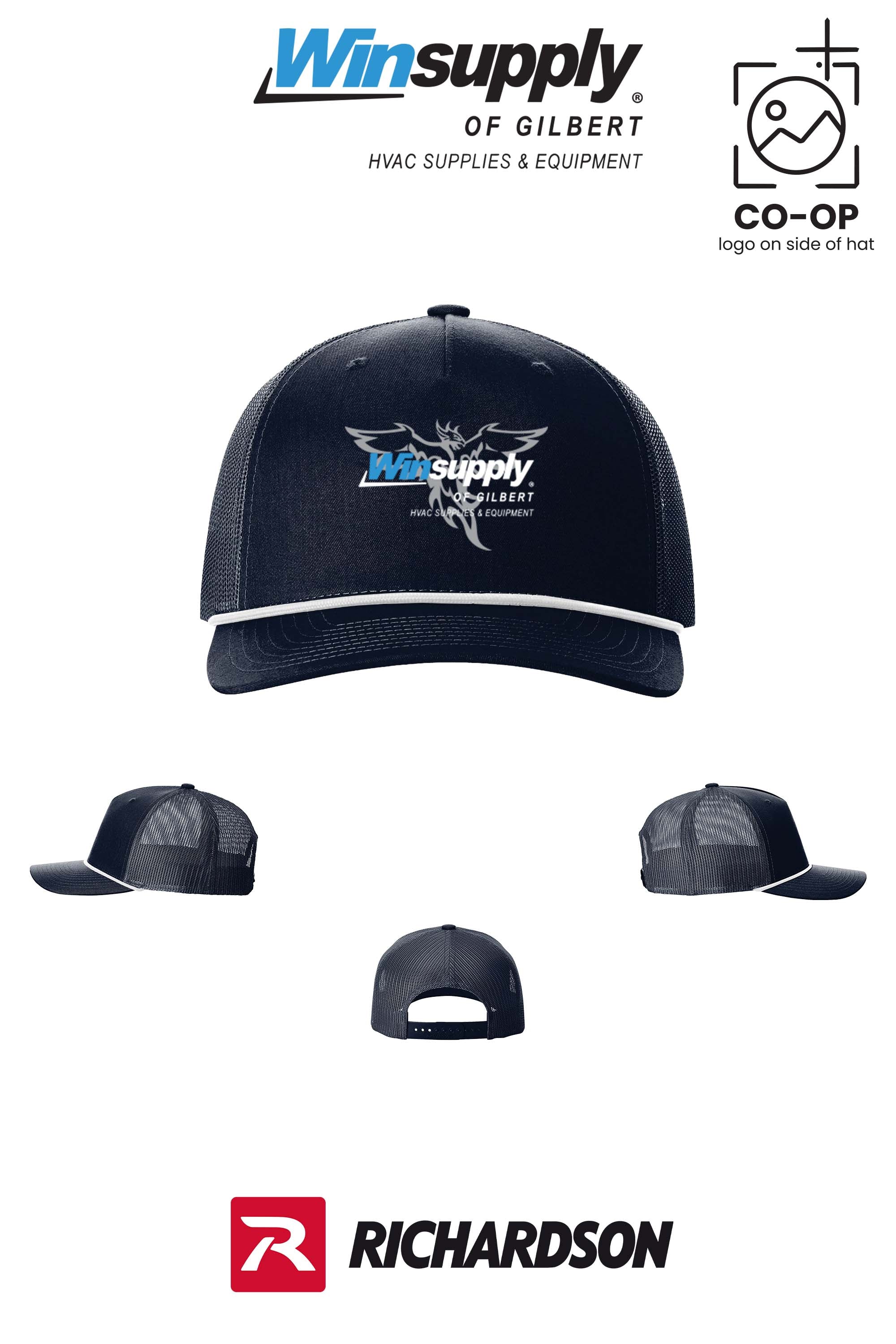 Richardson 112FPR Five-Panel with Rope - Winsupply of Gilbert