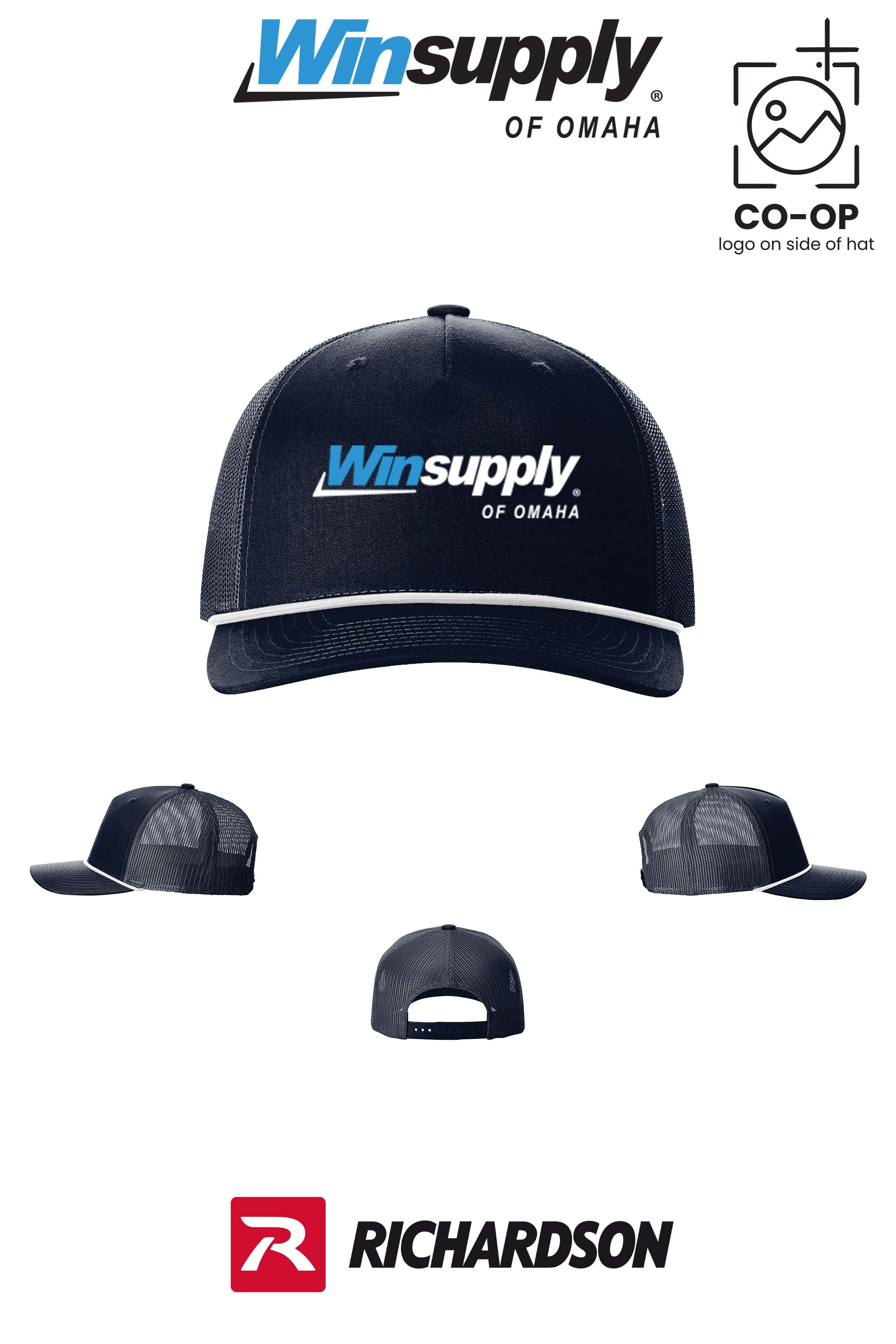 Richardson 112FPR Five-Panel with Rope - Winsupply of Omaha