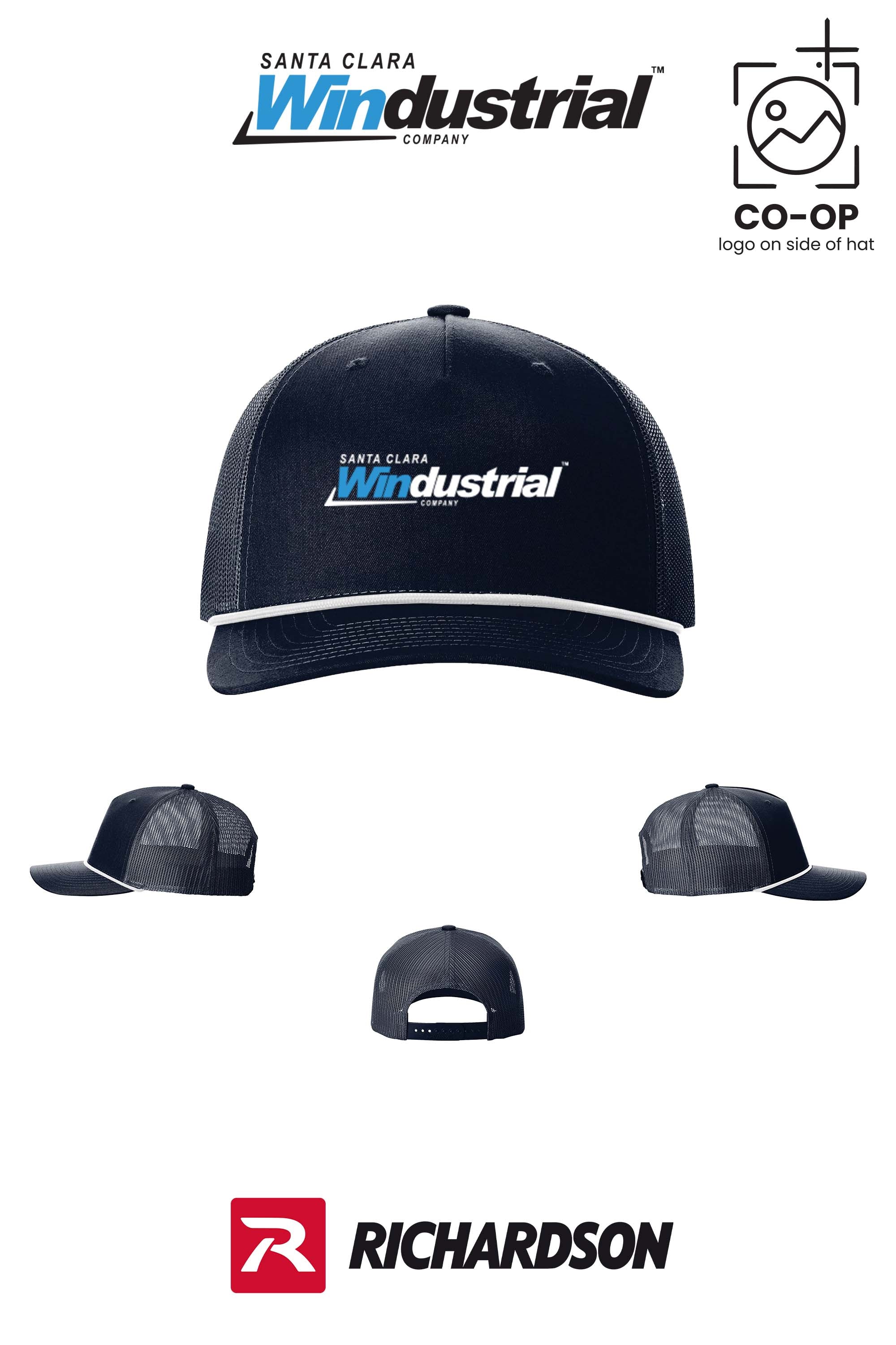 Richardson 112FPR Five-Panel with Rope - Santa Clara Windustrial