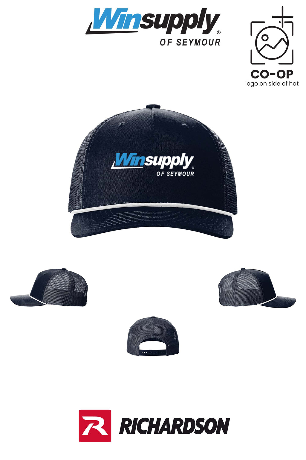 Richardson 112FPR Five-Panel with Rope - Winsupply of Seymour IN