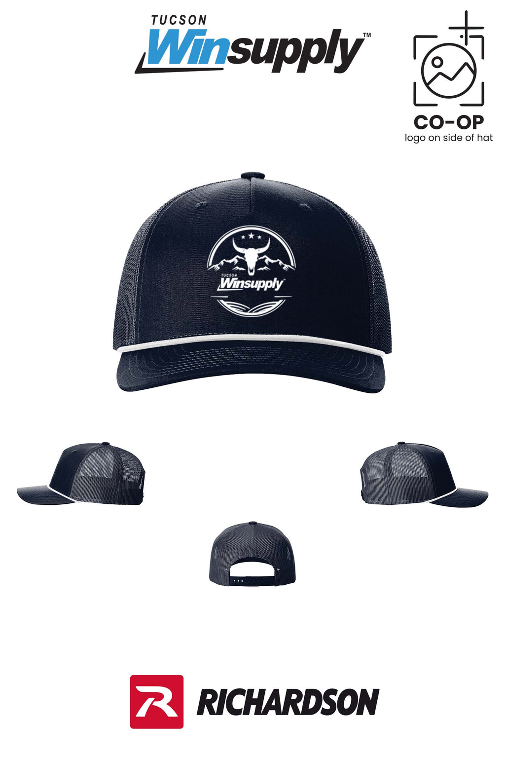Richardson 112FPR Five-Panel with Rope - Winsupply Tucson AZ