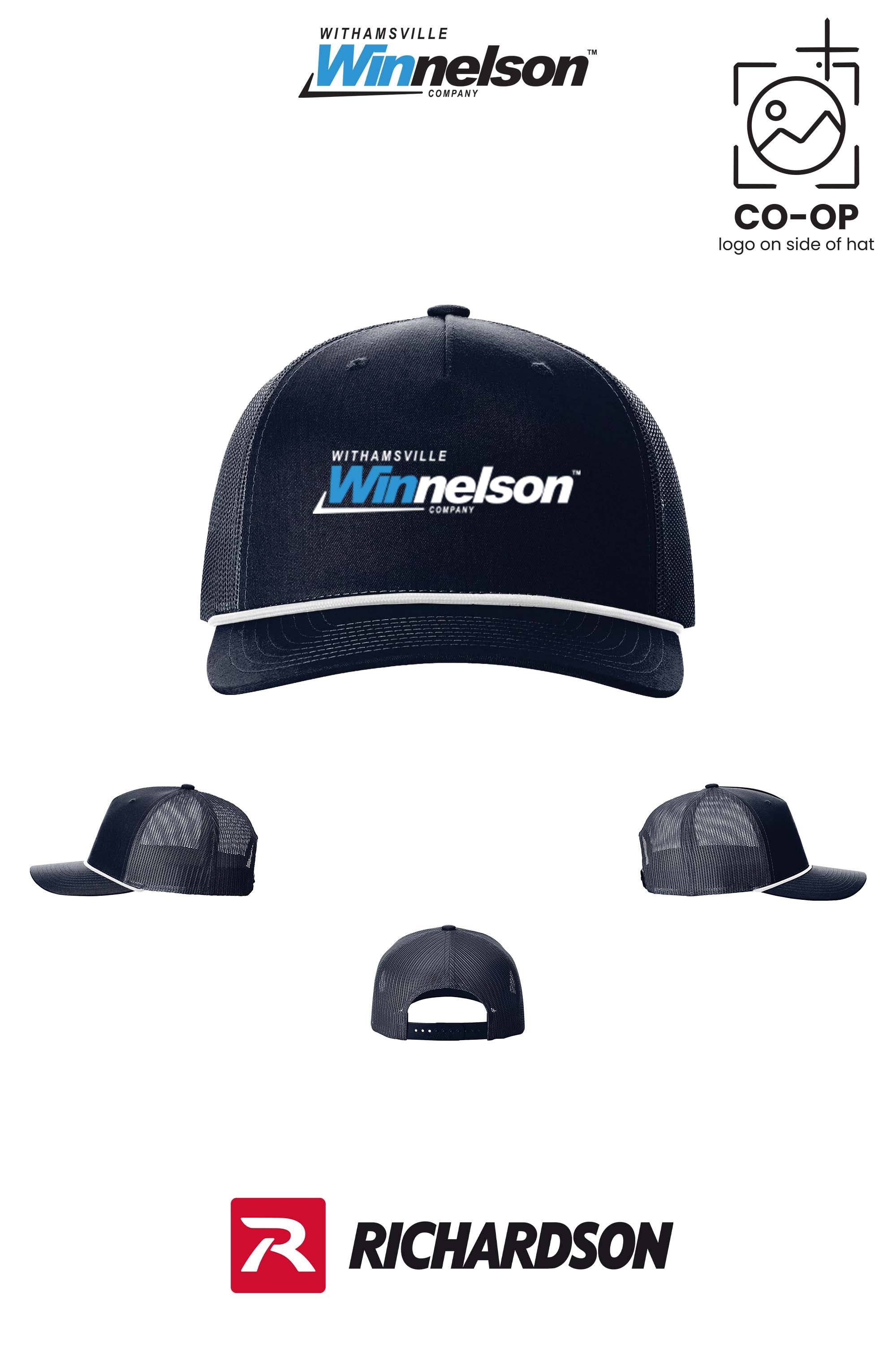 Richardson 112FPR Five-Panel with Rope - Withamsville Winnelson