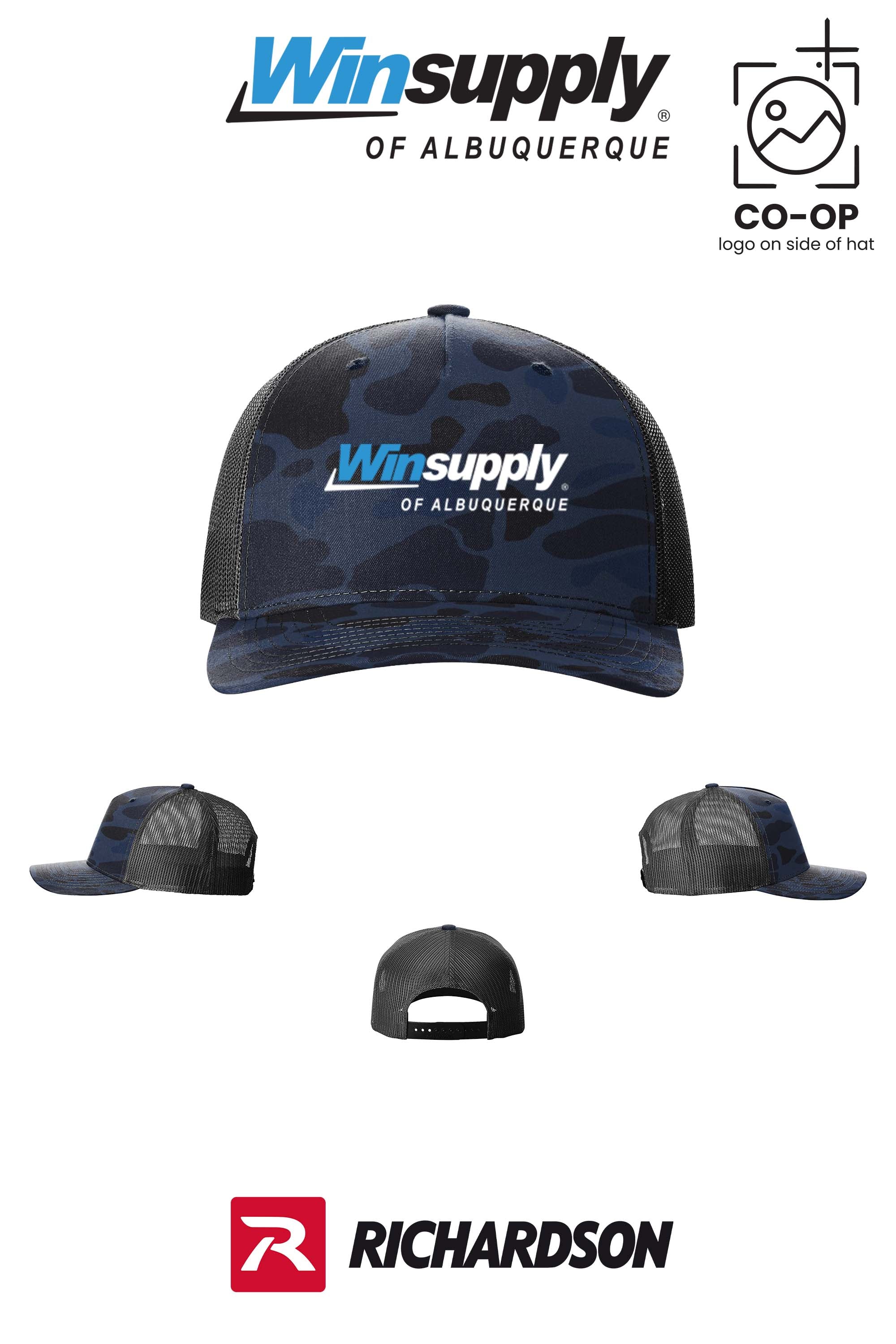 Richardson 112PFP Printed Five-Panel Trucker - Winsupply of Albuquerque