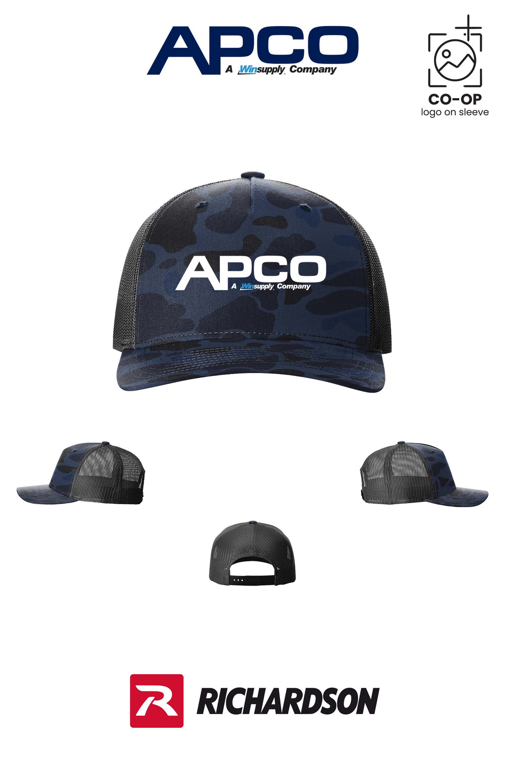 Richardson 112PFP Printed Five-Panel Trucker - APCO Supply - Indianapolis