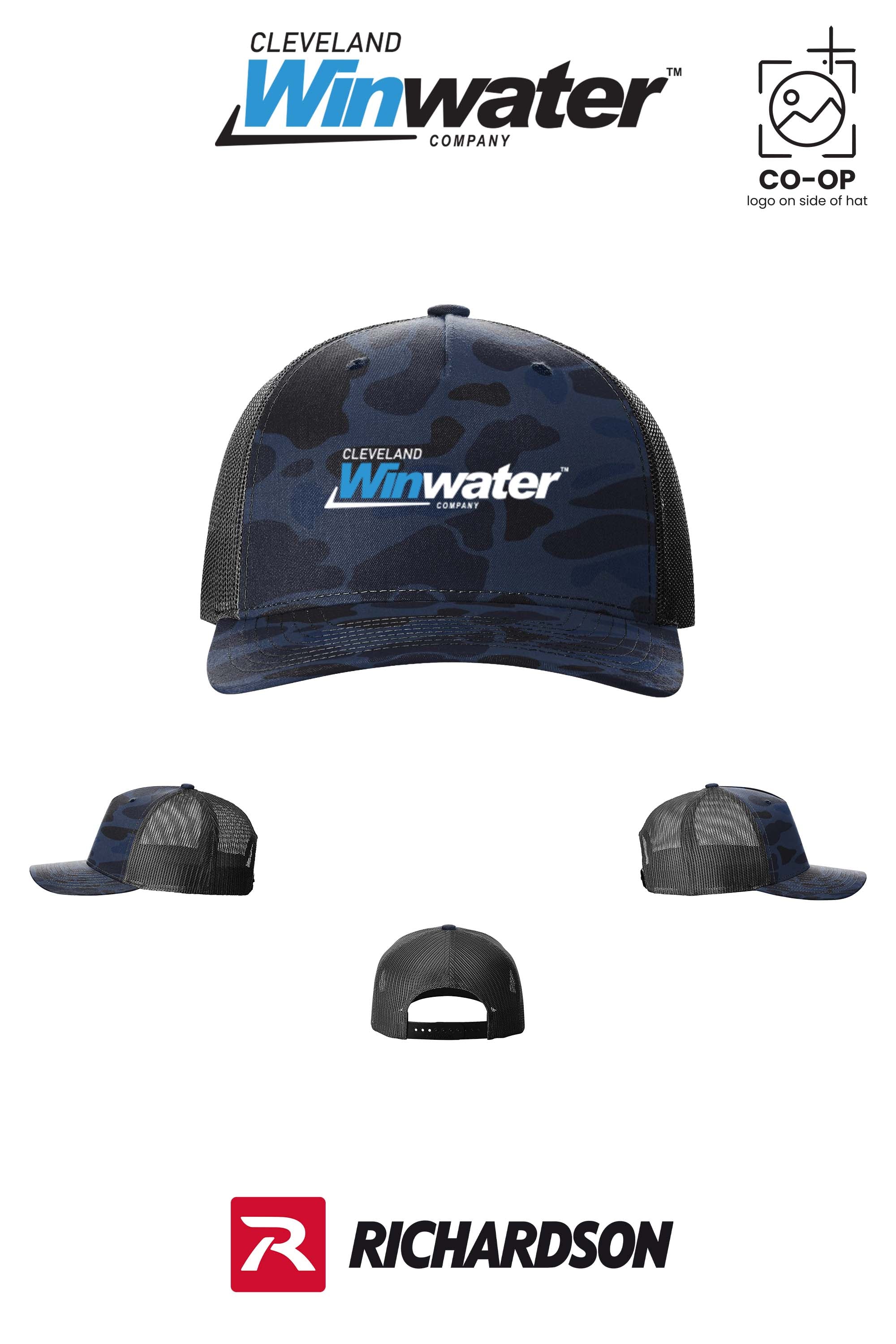 Richardson 112PFP Printed Five-Panel Trucker - Winwater of Cleveland