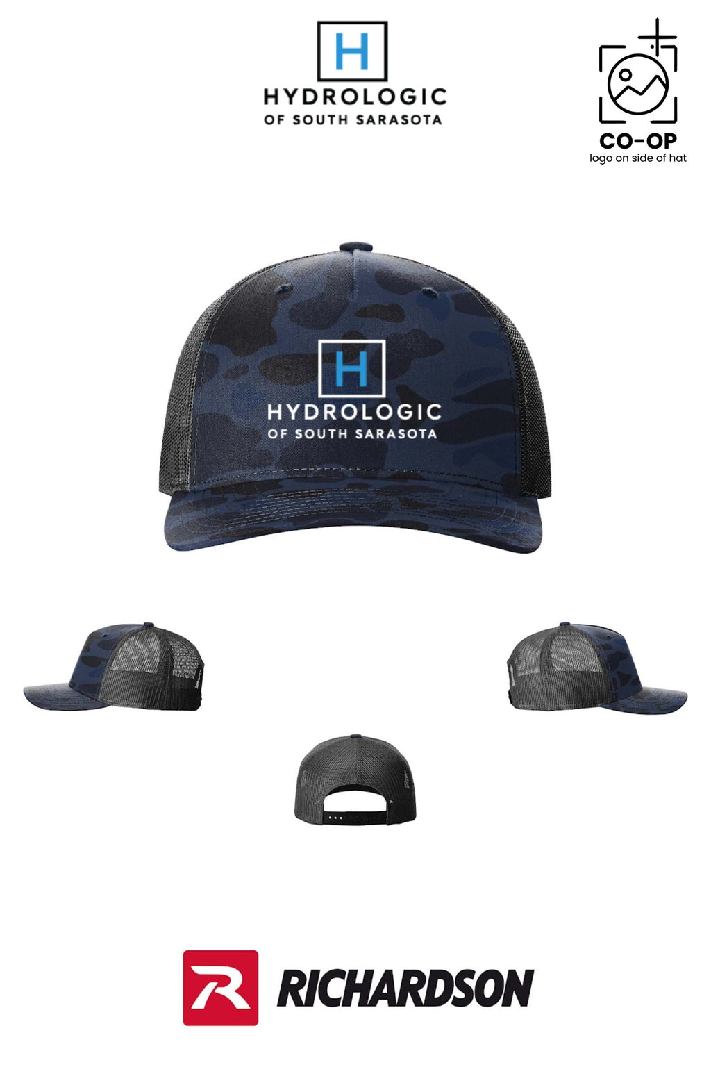 Richardson 112PFP Printed Five-Panel Trucker - Winsupply Sarasota FL Co.