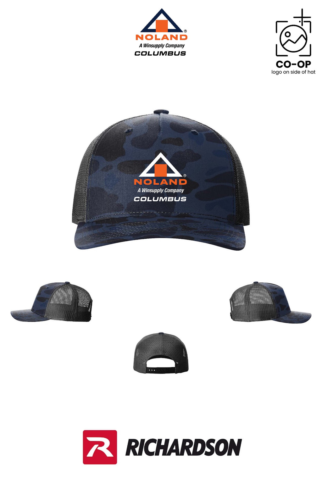 Richardson 112PFP Printed Five-Panel Trucker - Columbus Noland