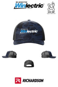 Richardson 112PFP Printed Five-Panel Trucker - Wilmington Winlectric