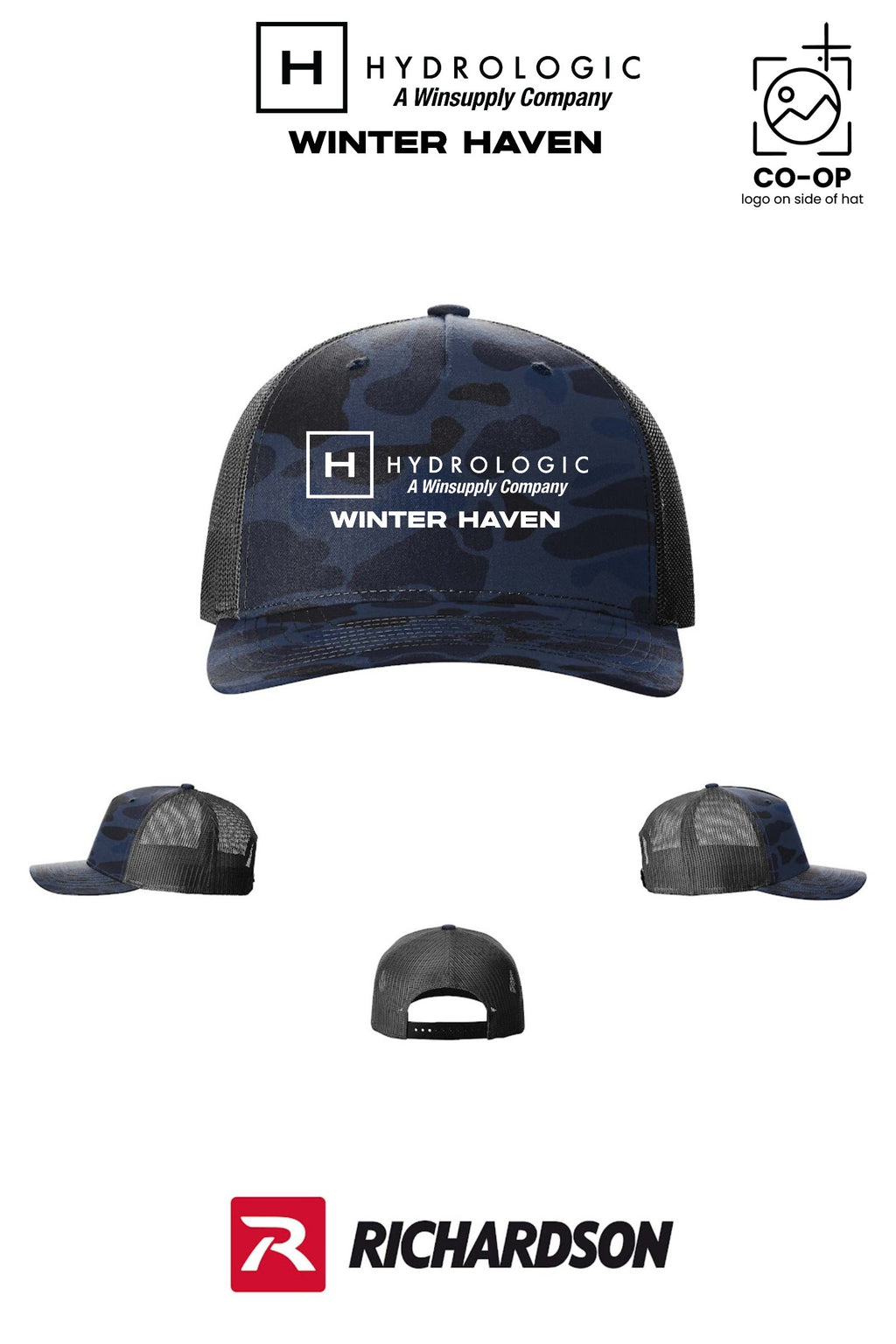 Richardson 112PFP Printed Five-Panel Trucker - Winsupply of Winter Haven