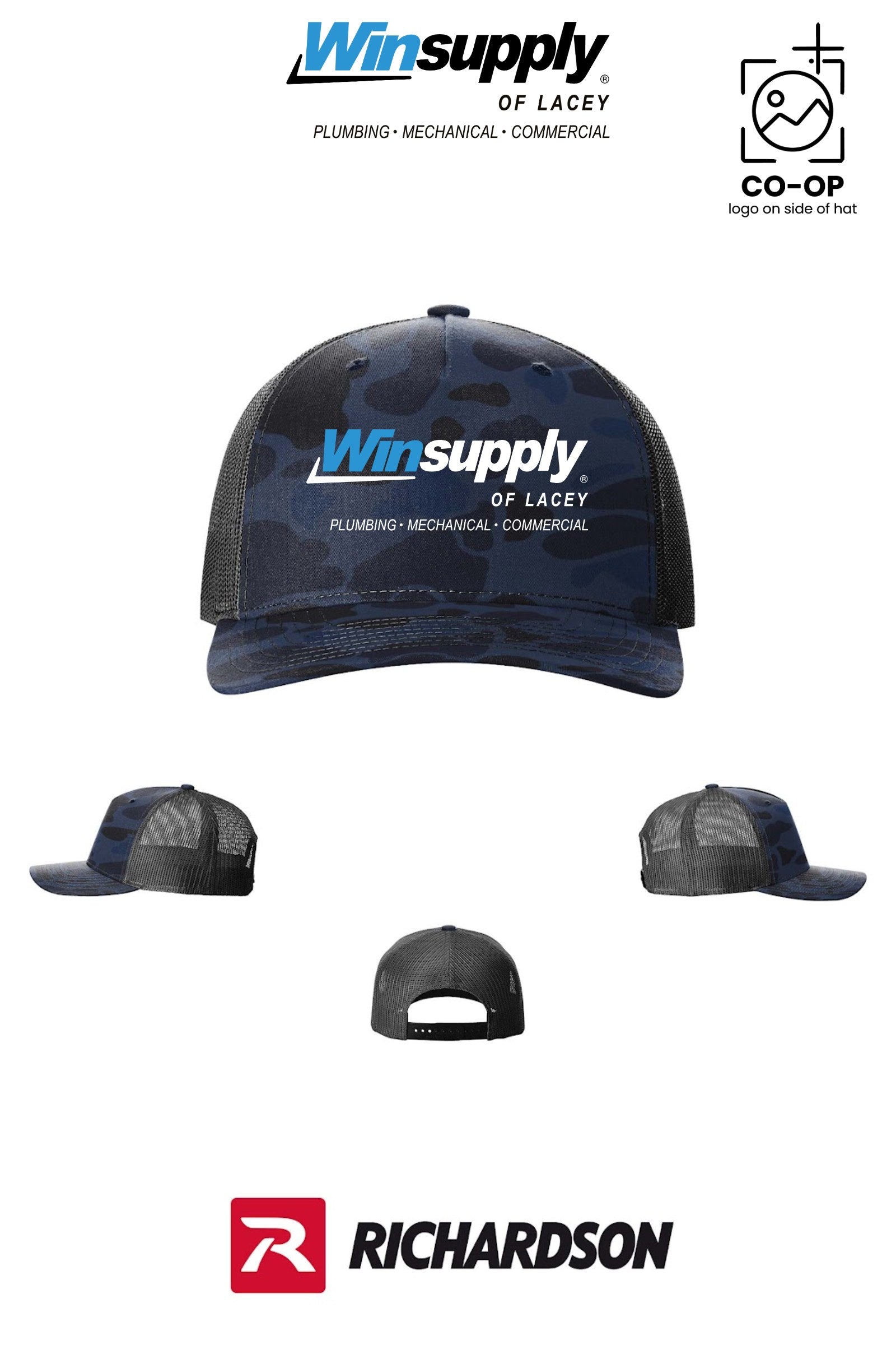Richardson 112PFP Printed Five-Panel Trucker - Winsupply of Lacey