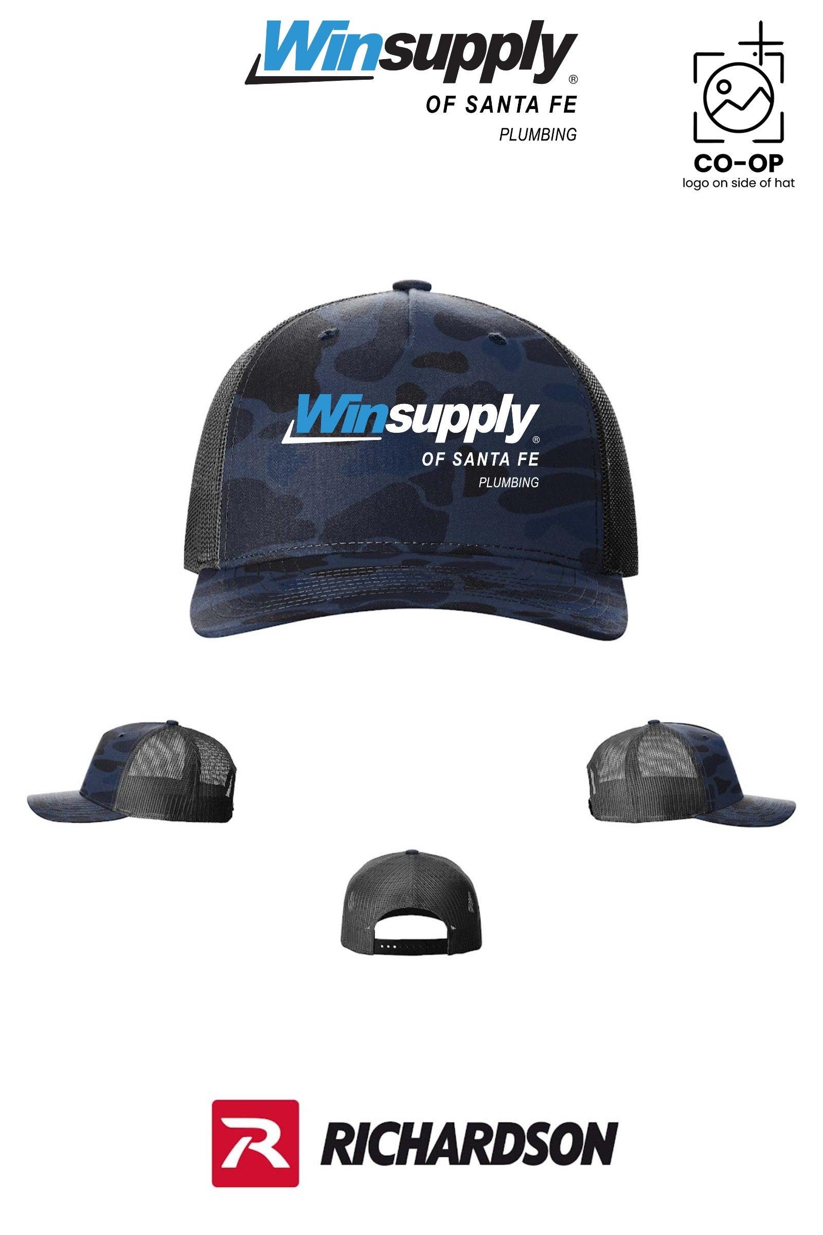 Richardson 112PFP Printed Five-Panel Trucker - Winsupply of Santa Fe