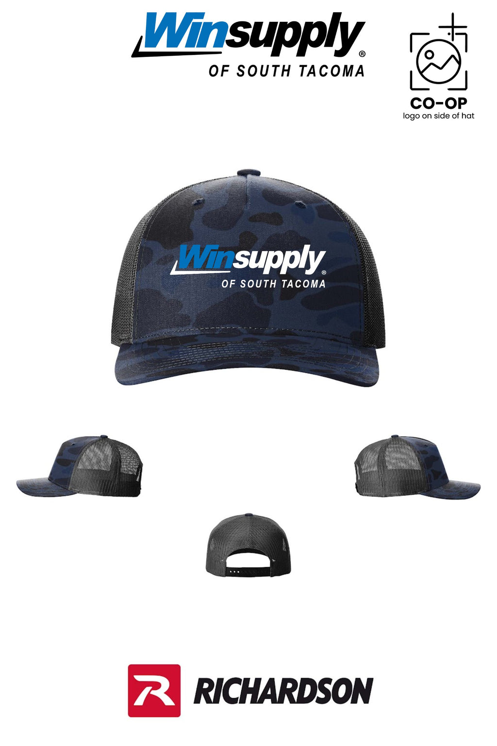 Richardson 112PFP Printed Five-Panel Trucker - Winsupply of South Tacoma