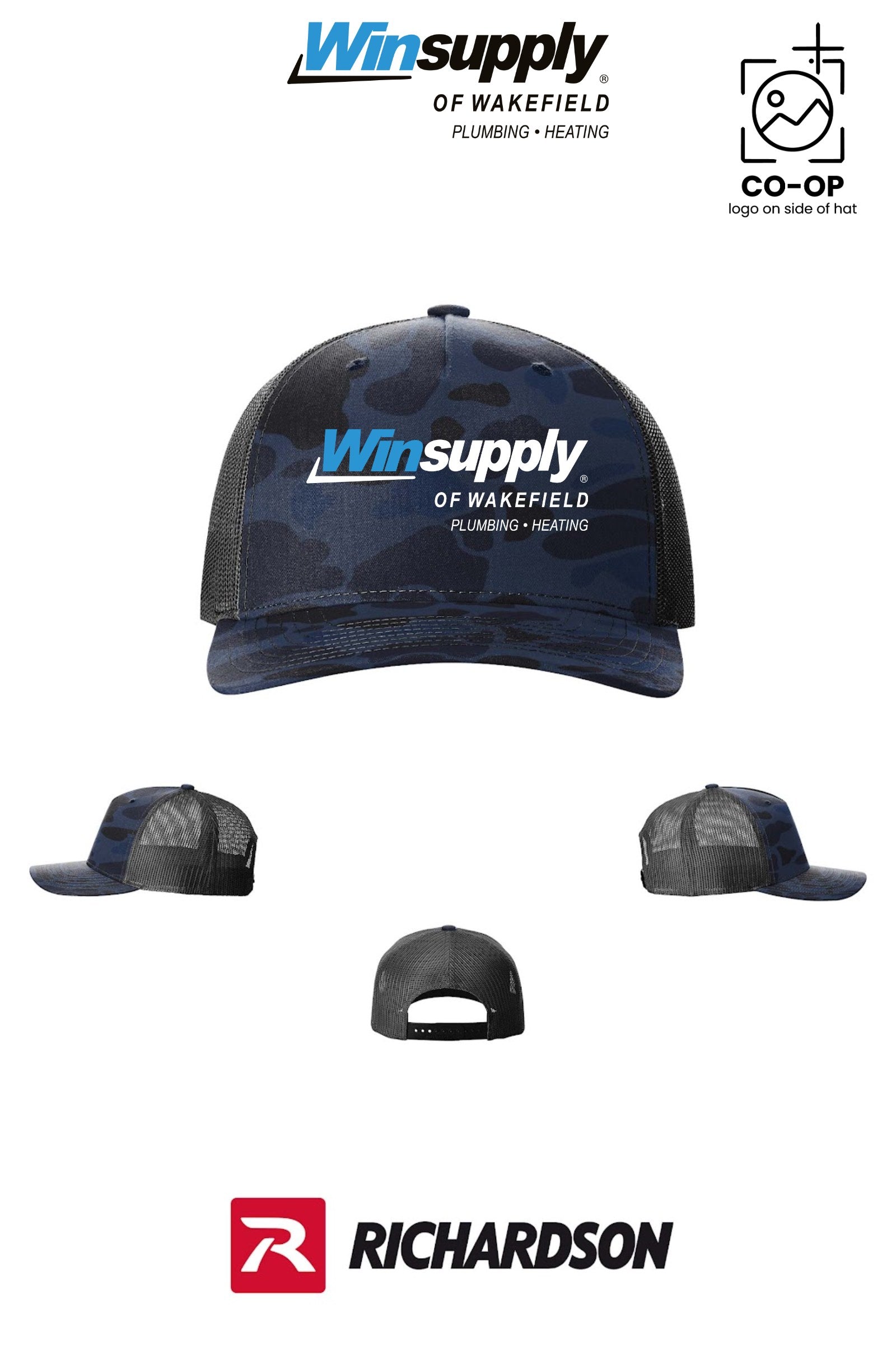 Richardson 112PFP Printed Five-Panel Trucker - Winsupply of Wakefield