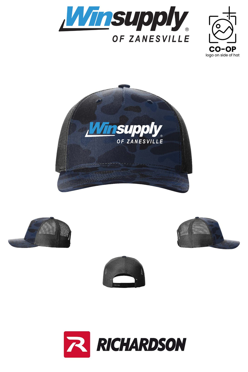 Richardson 112PFP Printed Five-Panel Trucker - Winsupply of Zanesville