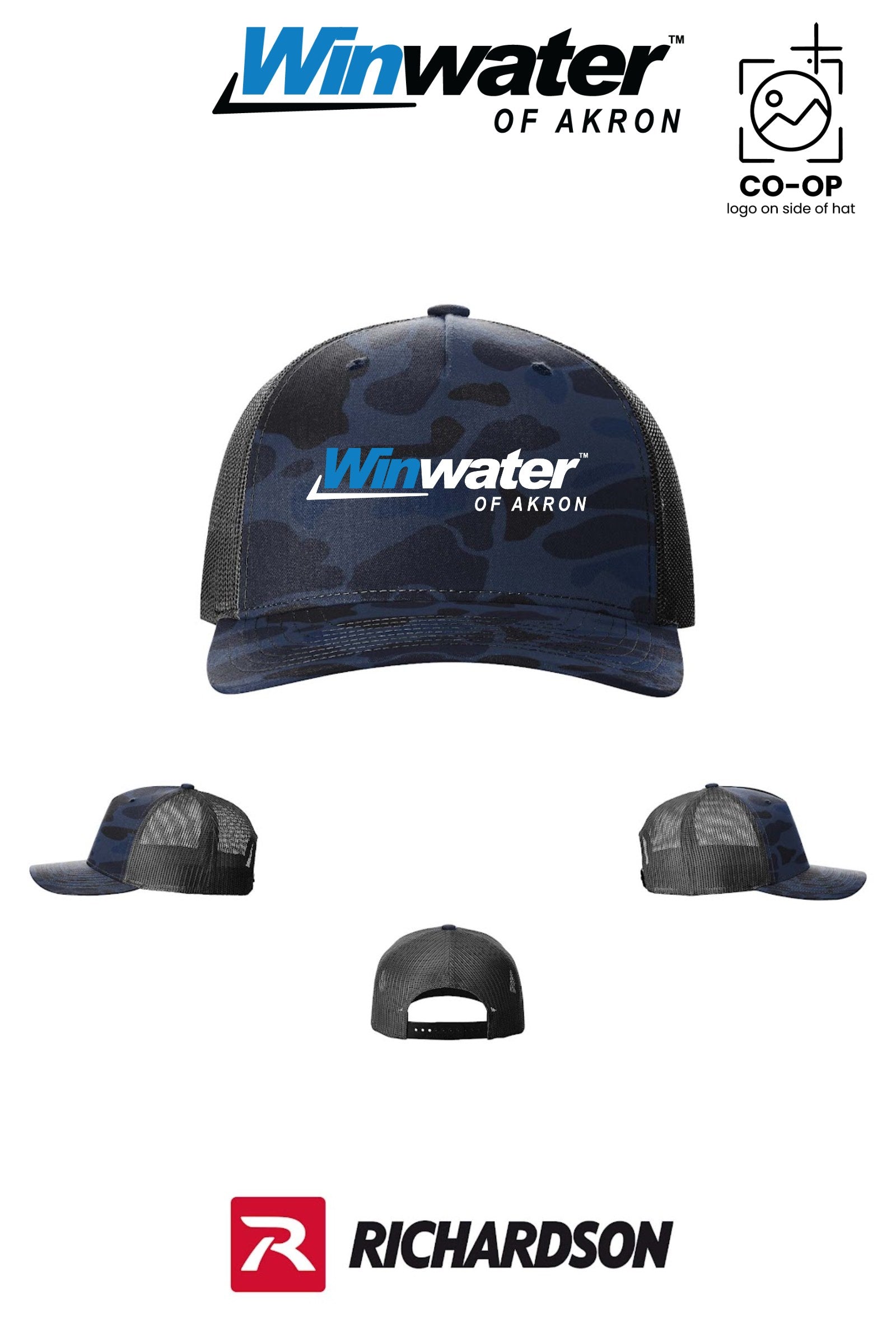 Richardson 112PFP Printed Five-Panel Trucker - Winwater of Akron