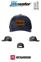 Richardson 112PFP Printed Five-Panel Trucker *faux leather patch* - Dublin Winwater