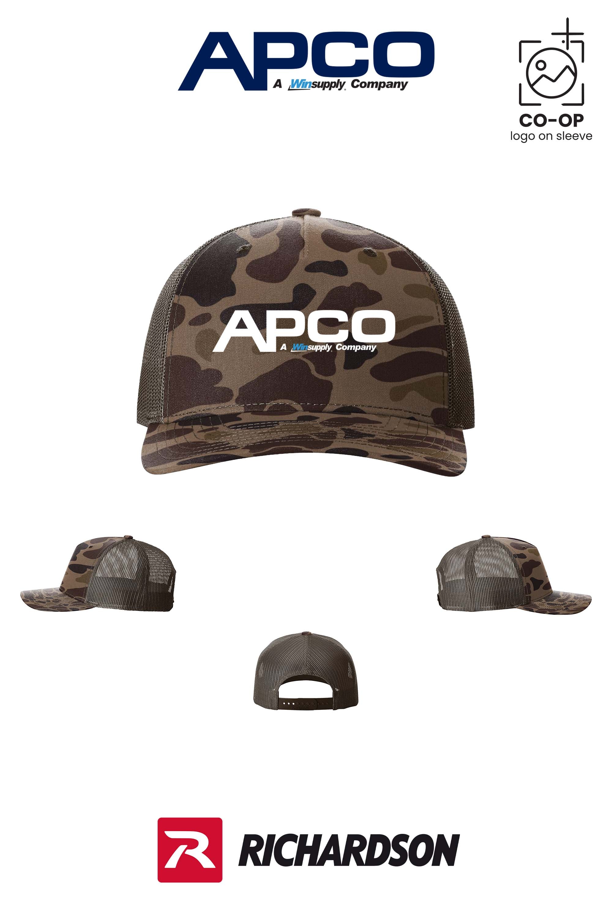 Richardson 112PFP Printed Five-Panel Trucker - APCO Supply - Indianapolis