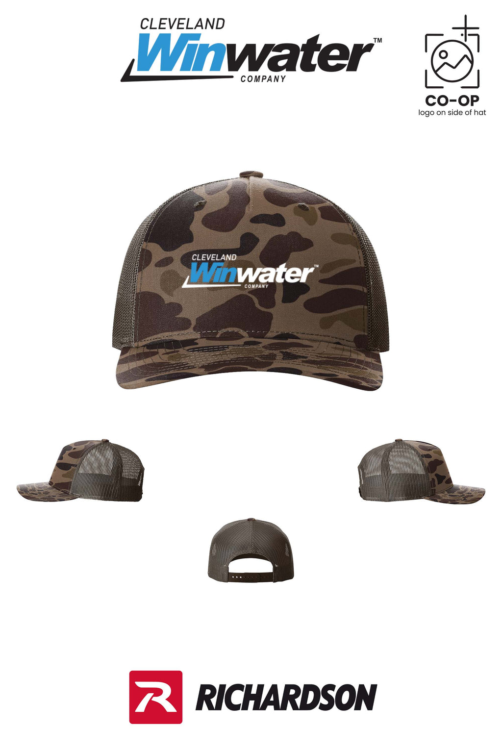 Richardson 112PFP Printed Five-Panel Trucker - Winwater of Cleveland