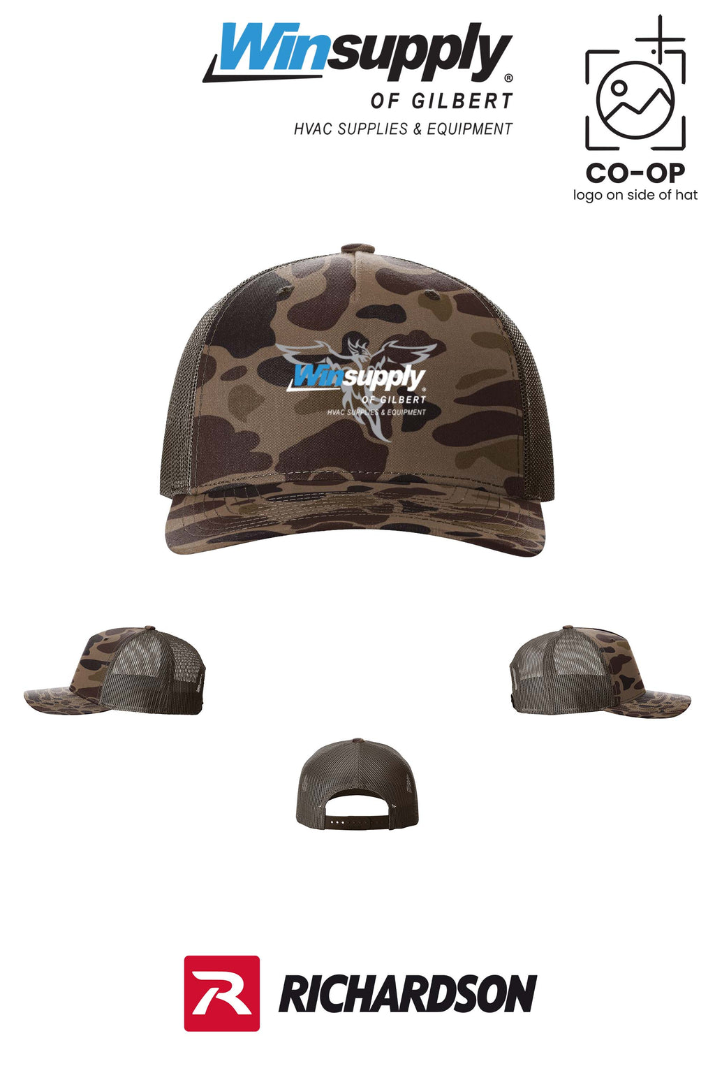 Richardson 112PFP Printed Five-Panel Trucker - Winsupply of Gilbert