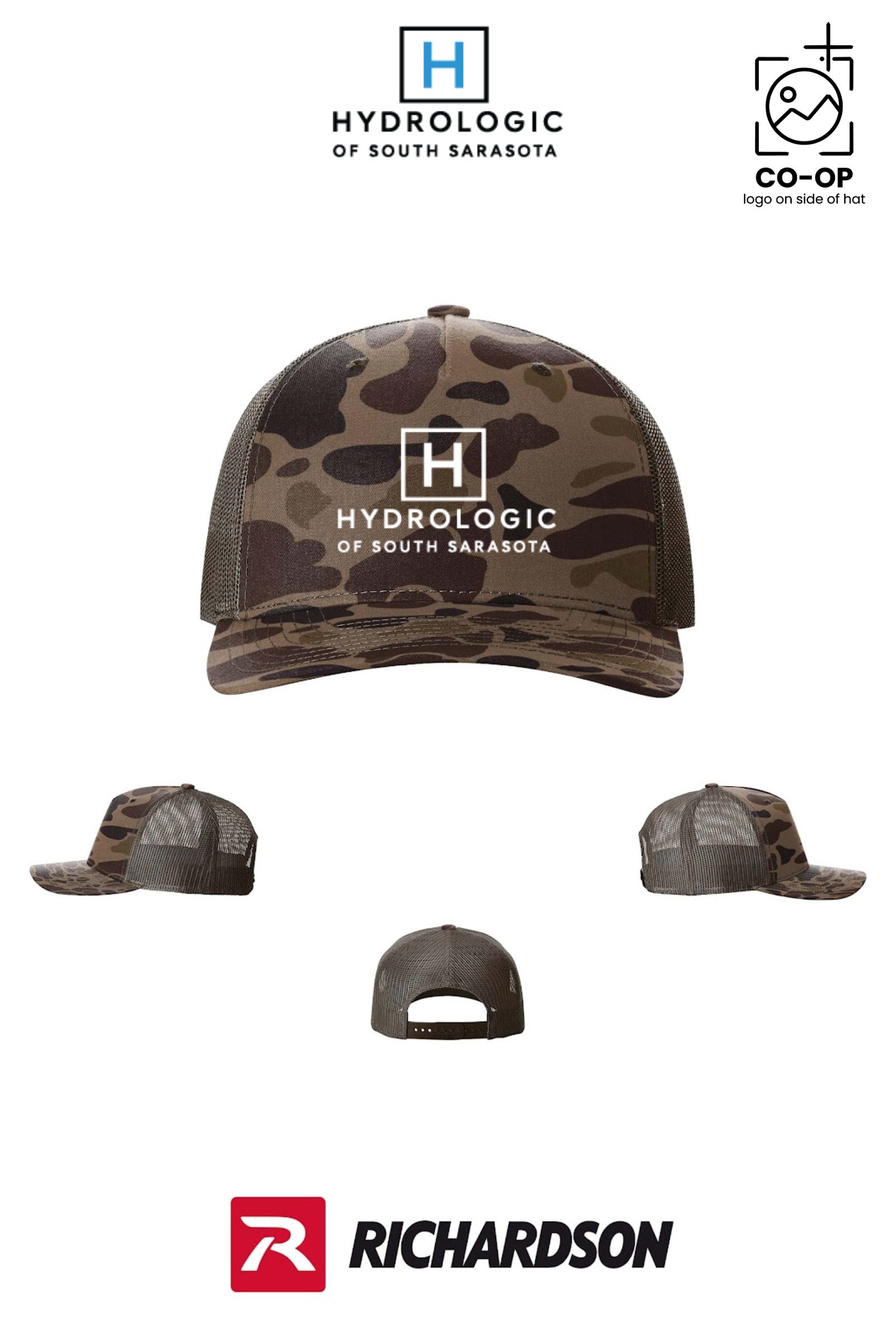 Richardson 112PFP Printed Five-Panel Trucker - Winsupply Sarasota FL Co.
