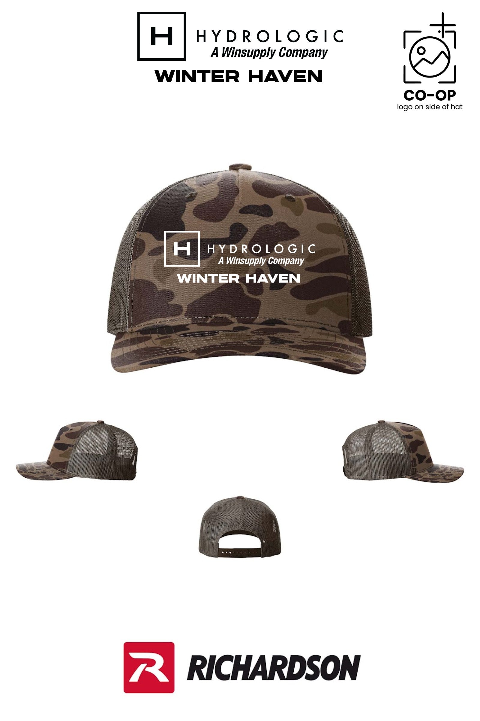 Richardson 112PFP Printed Five-Panel Trucker - Winsupply of Winter Haven