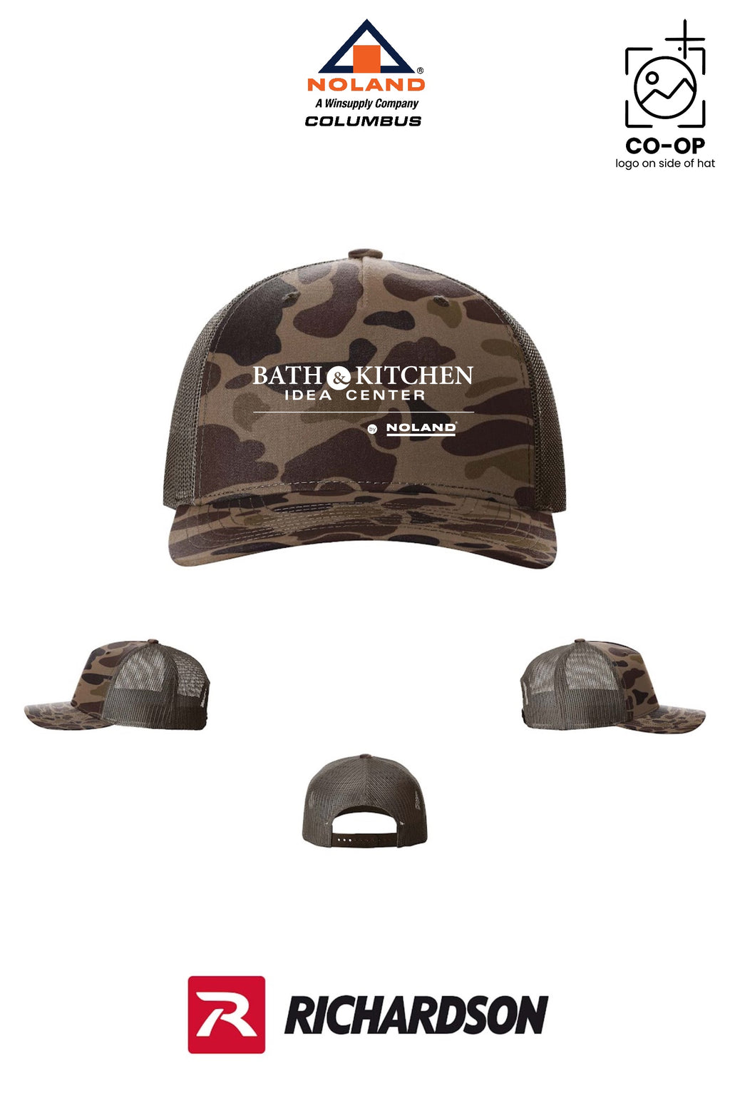 Richardson 112PFP Printed Five-Panel Trucker - Columbus Noland