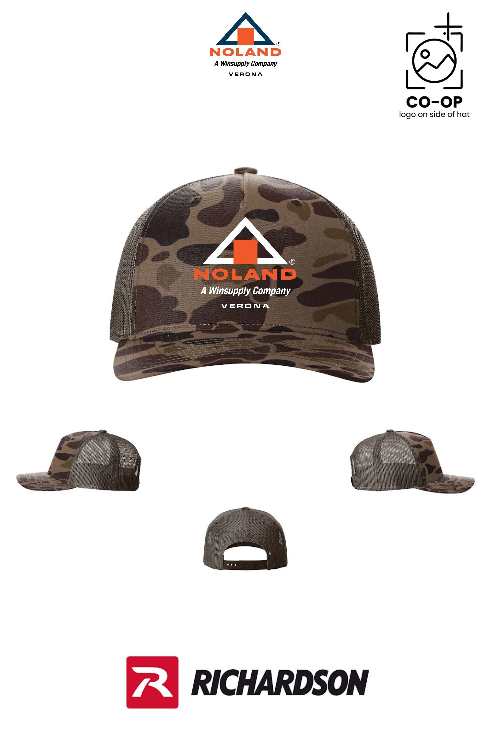Richardson 112PFP Printed Five-Panel Trucker - Verona Noland