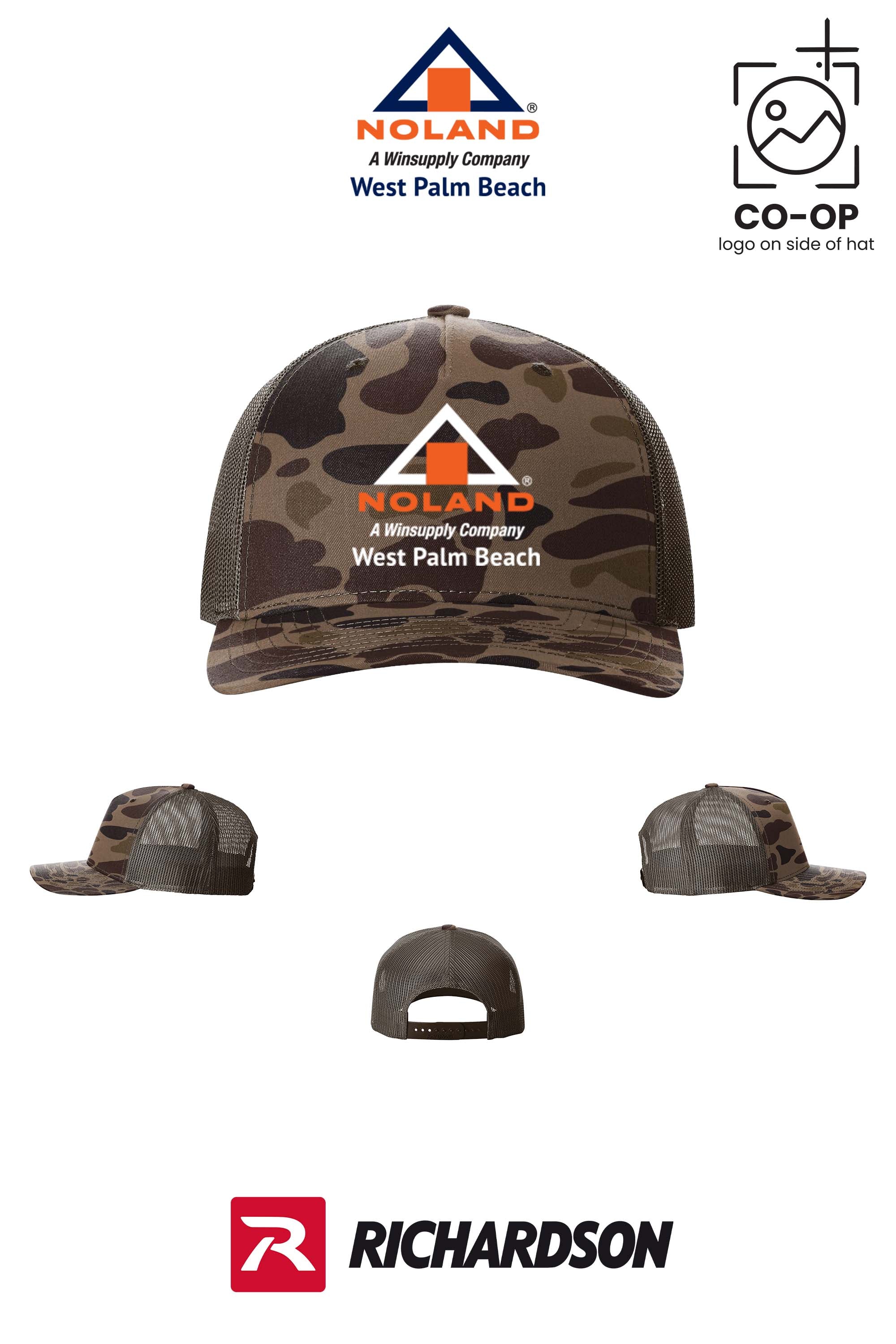 Richardson 112PFP Printed Five-Panel Trucker - Noland West Palm Beach