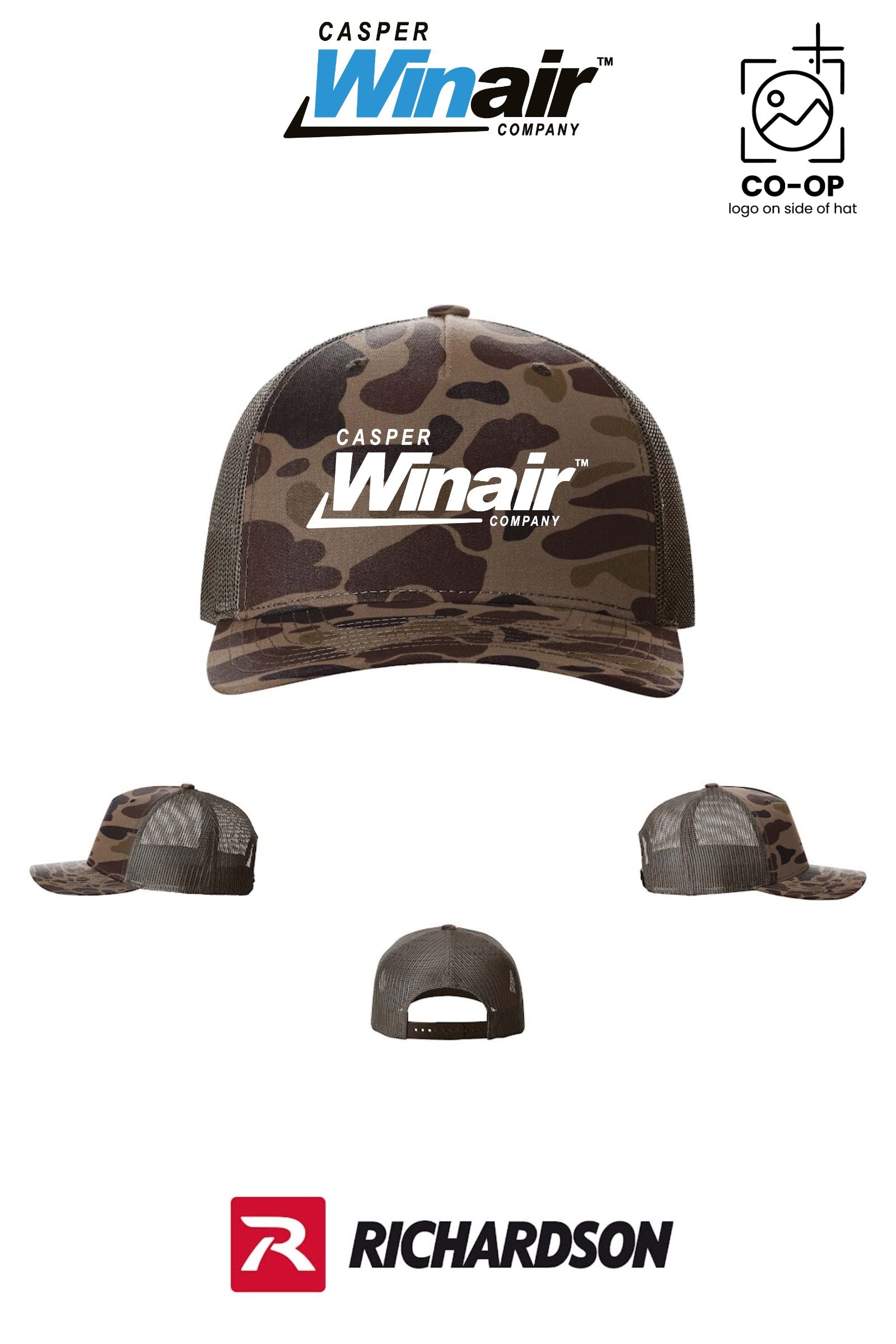 Richardson 112PFP Printed Five-Panel Trucker - Casper Winair