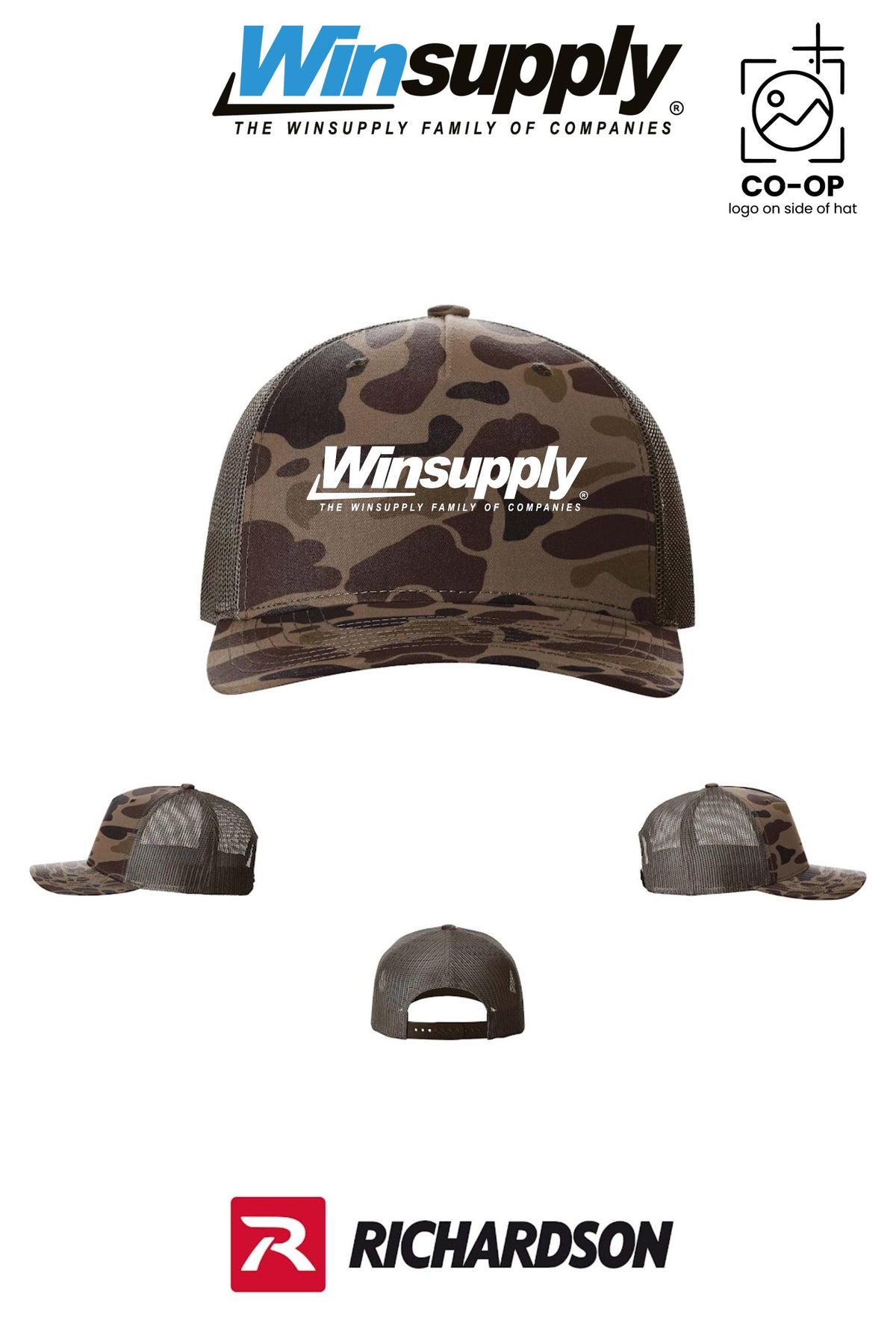 Richardson 112PFP Printed Five-Panel Trucker - Winsupply of Coraopolis
