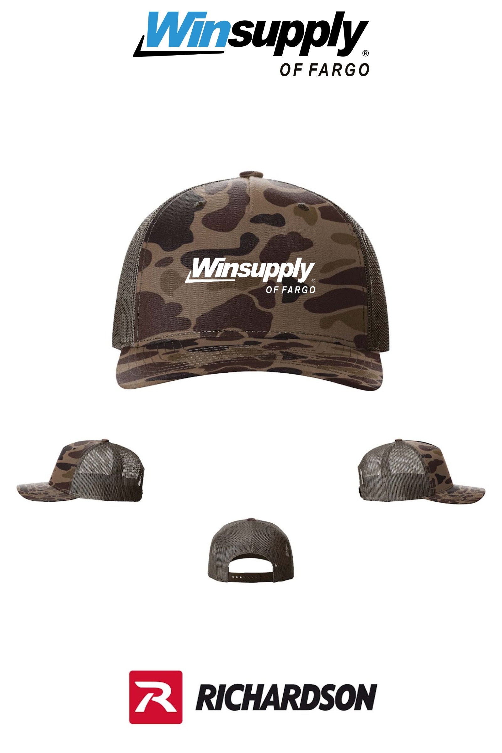 Richardson 112PFP Printed Five-Panel Trucker - Winsupply of Fargo